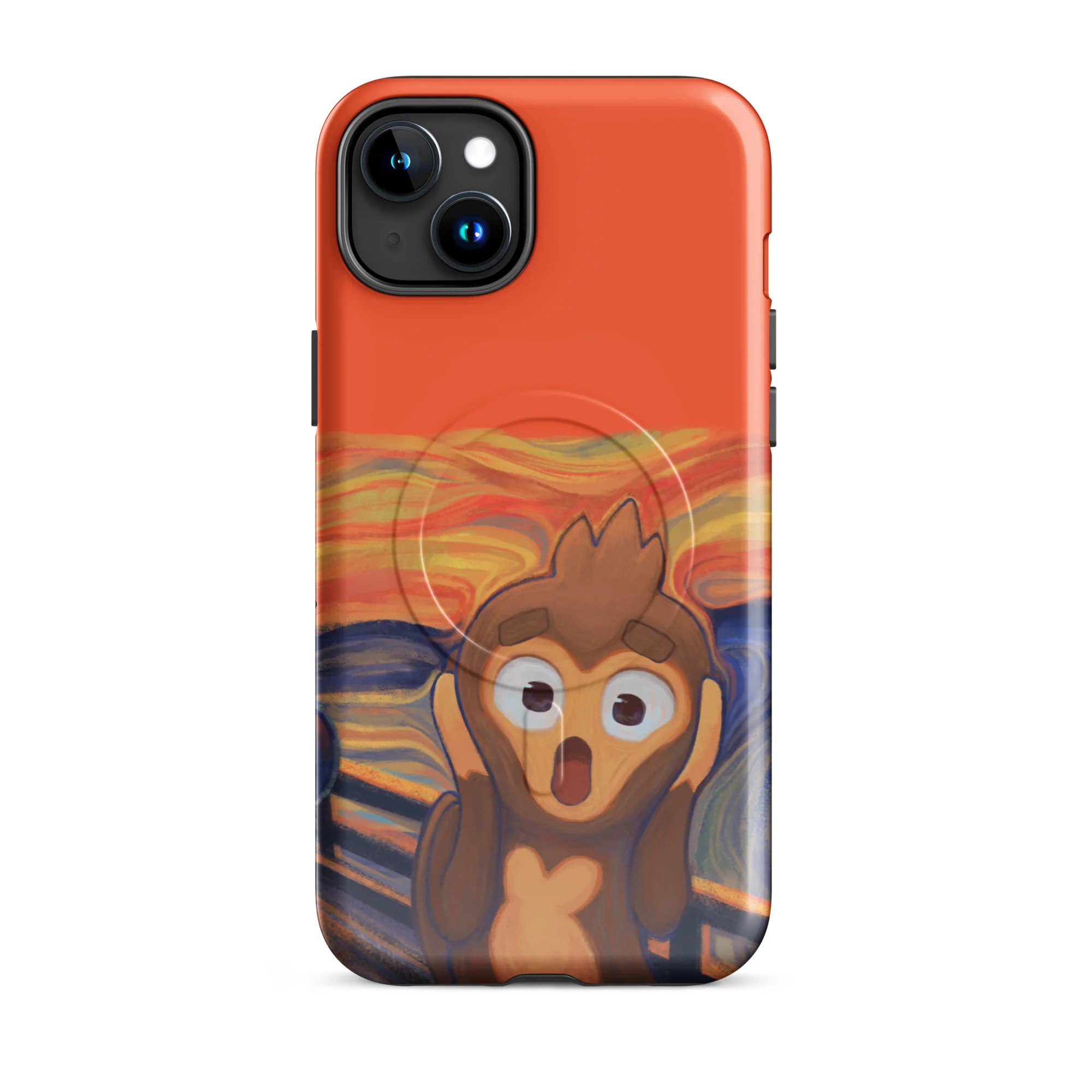 Screaming Monkey iPhone Case - MagSafeĀ® (Tough) - Image 7