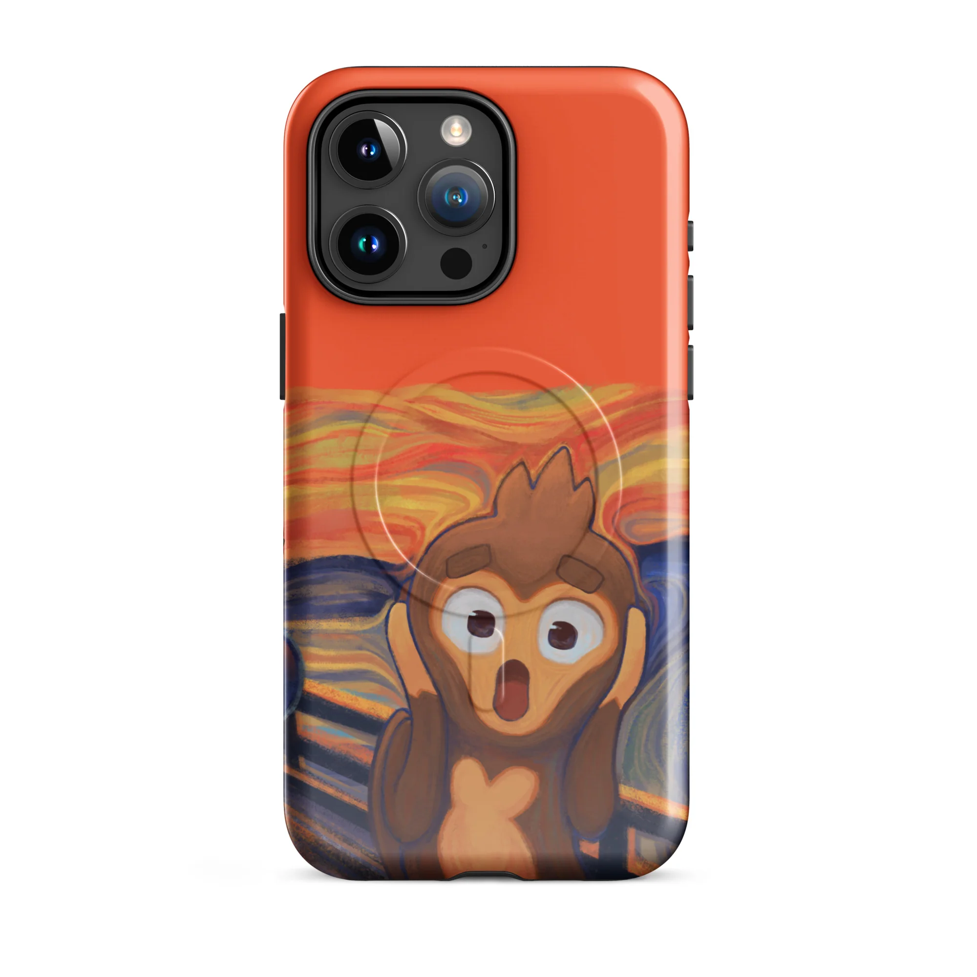 Screaming Monkey iPhone Case - MagSafeĀ® (Tough) - Image 9