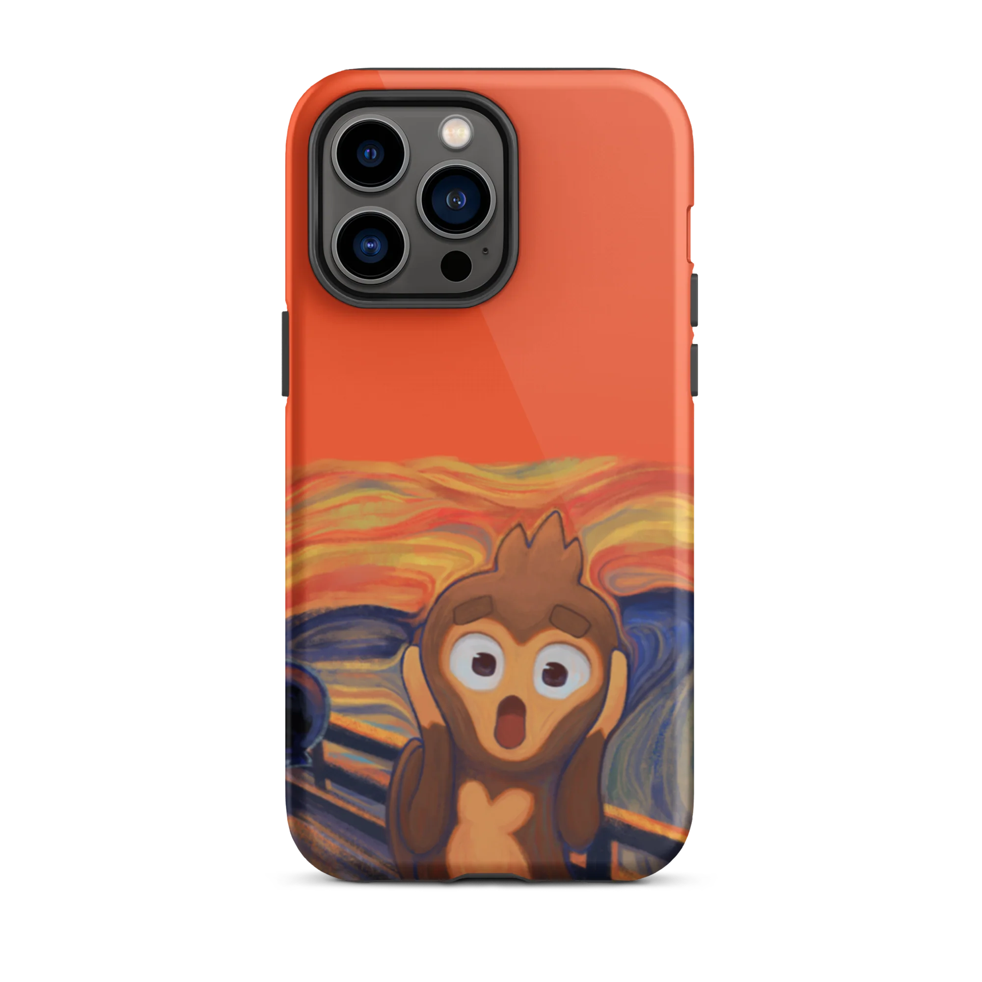 Screaming Monkey iPhone Case (Tough) - Image 30