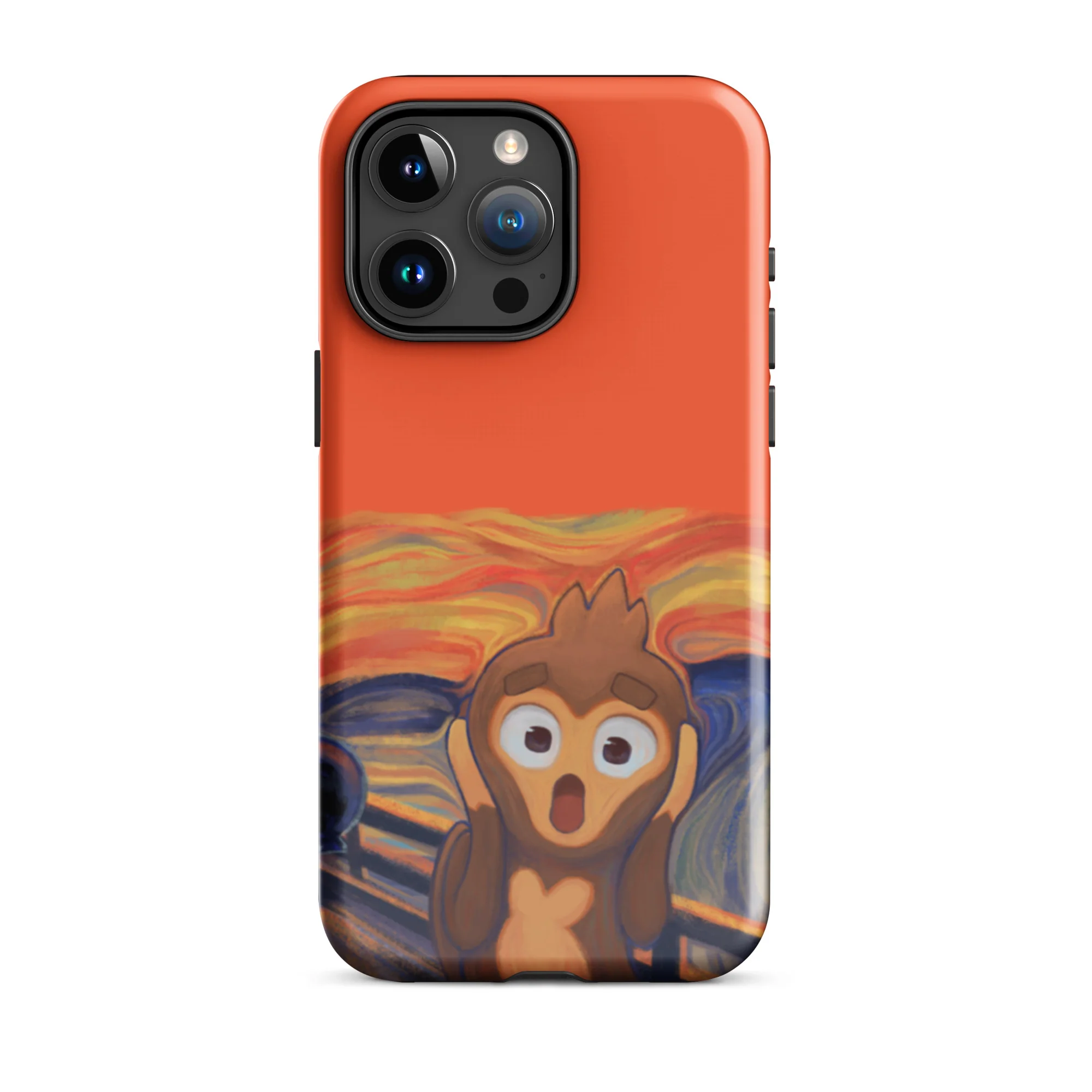 Screaming Monkey iPhone Case (Tough) - Image 31