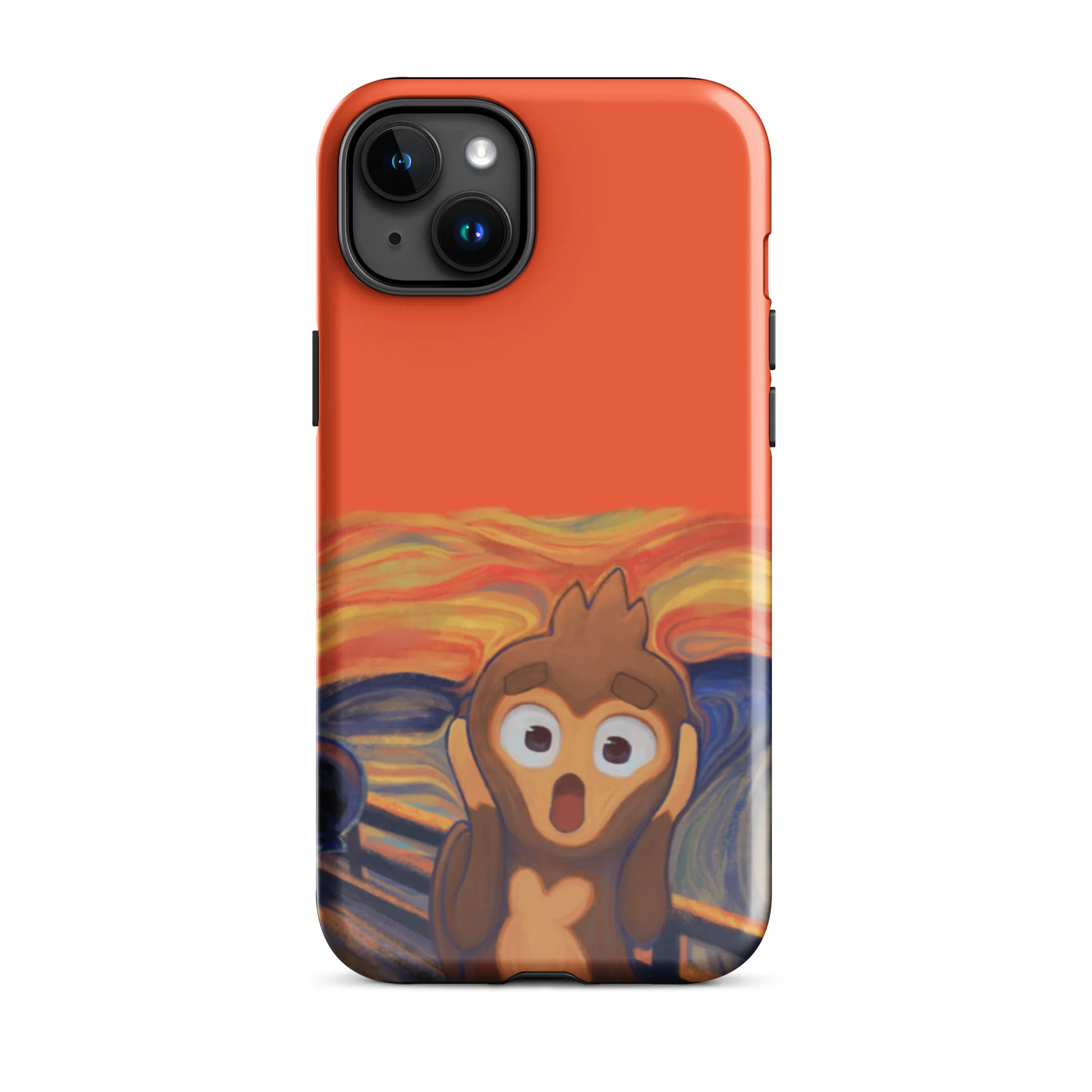 Screaming Monkey iPhone Case (Tough) - Image 34
