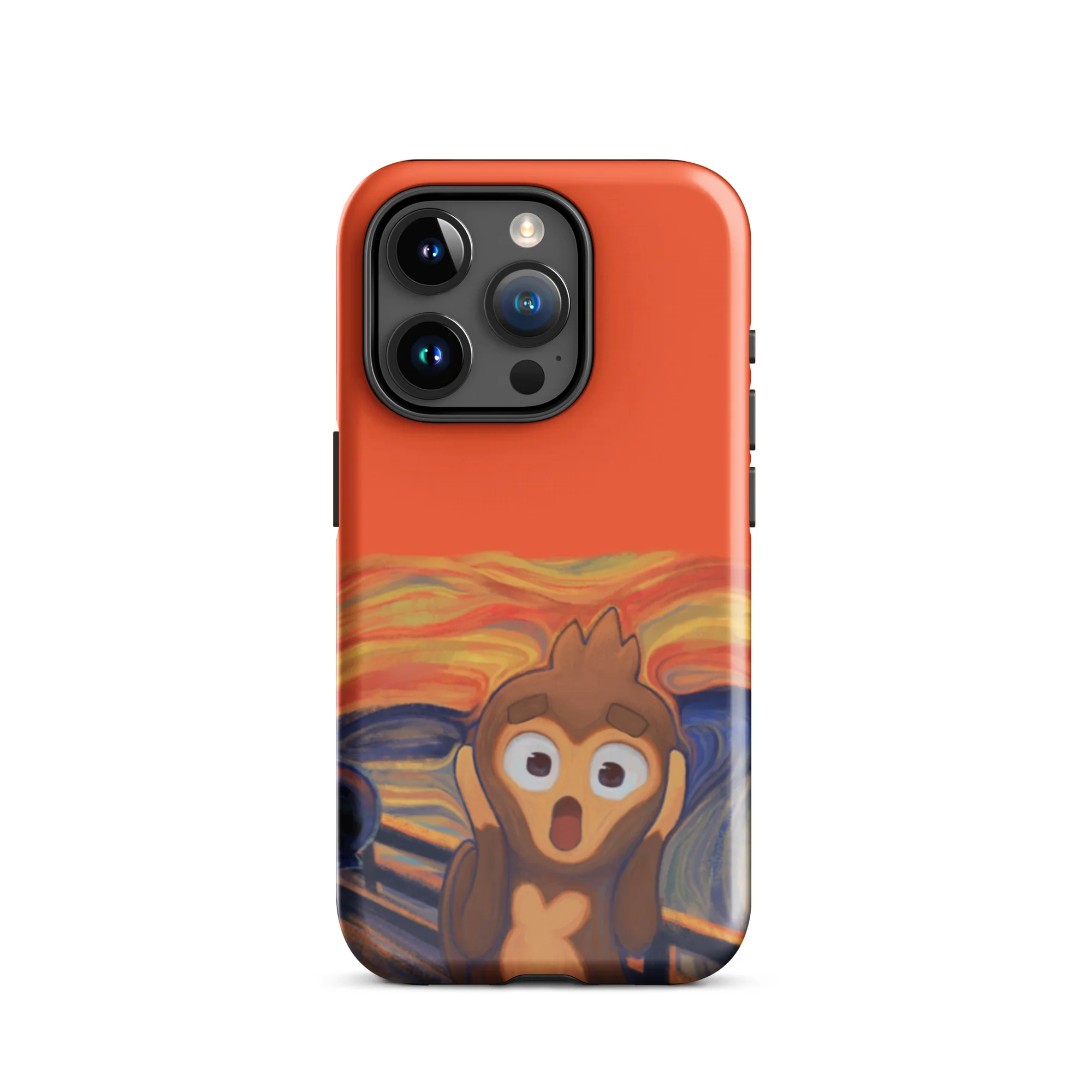 Screaming Monkey iPhone Case (Tough) - Image 36