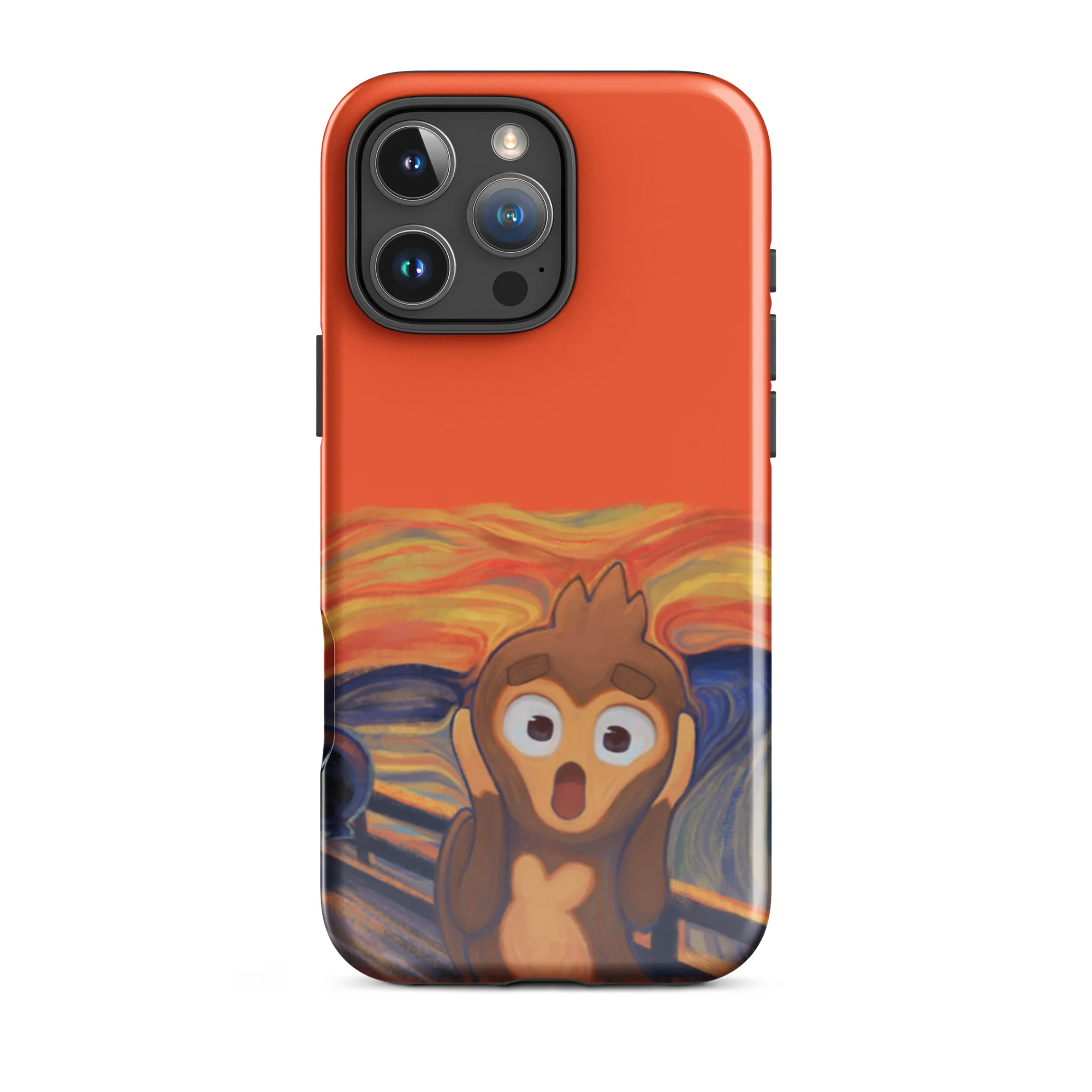 Screaming Monkey iPhone Case (Tough) - Image 39