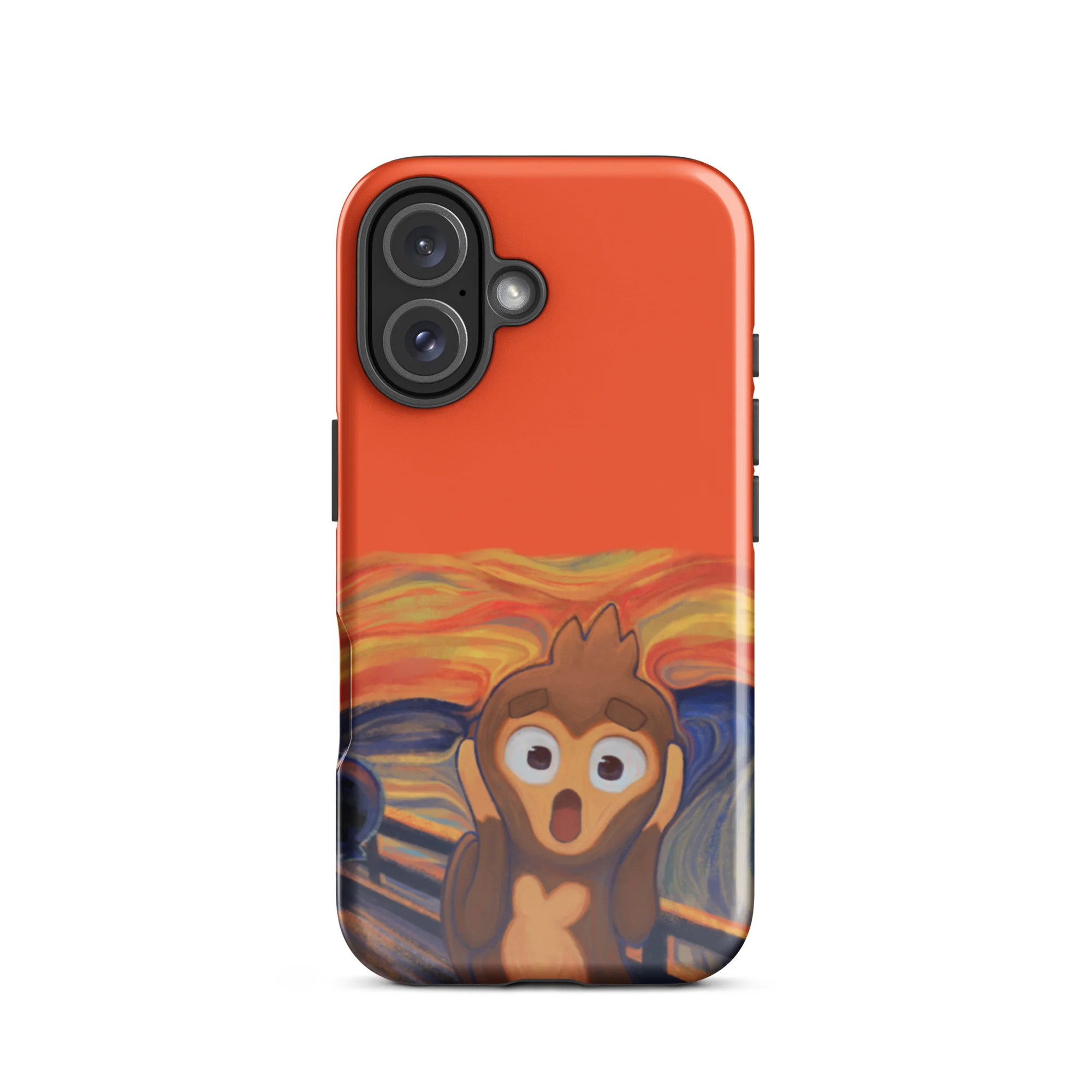 Screaming Monkey iPhone Case (Tough) - Image 40