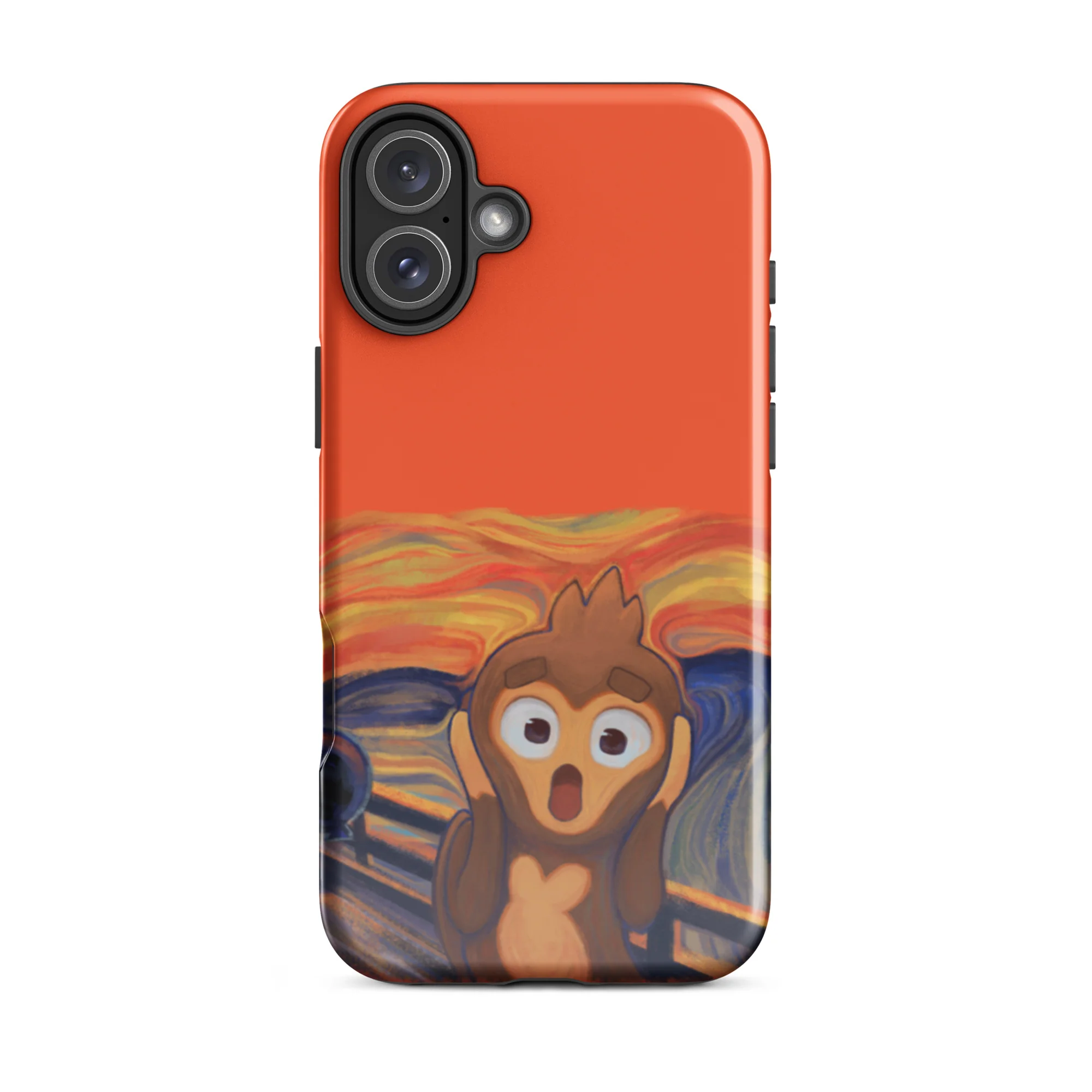 Screaming Monkey iPhone Case (Tough) - Image 42