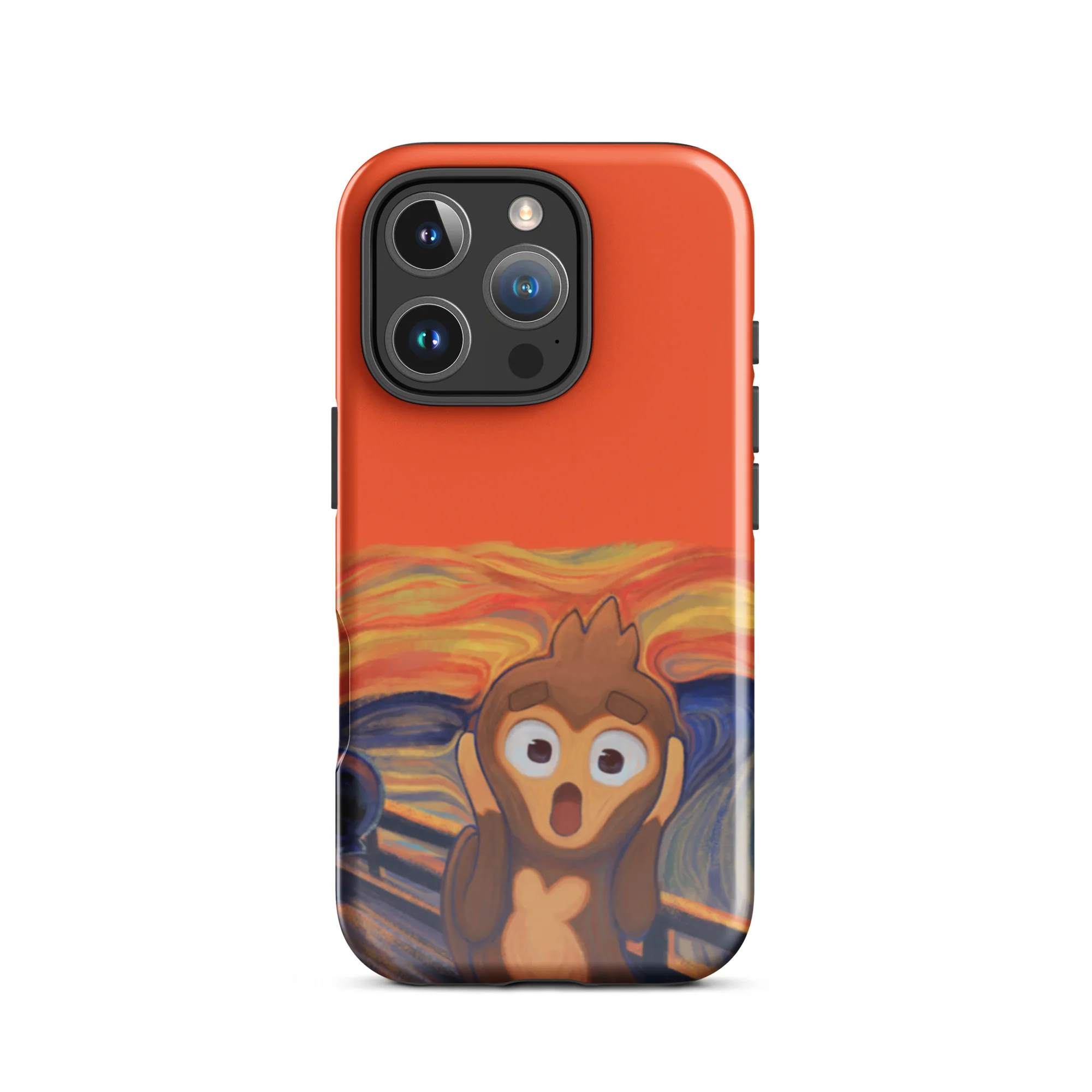 Screaming Monkey iPhone Case (Tough) - Image 44