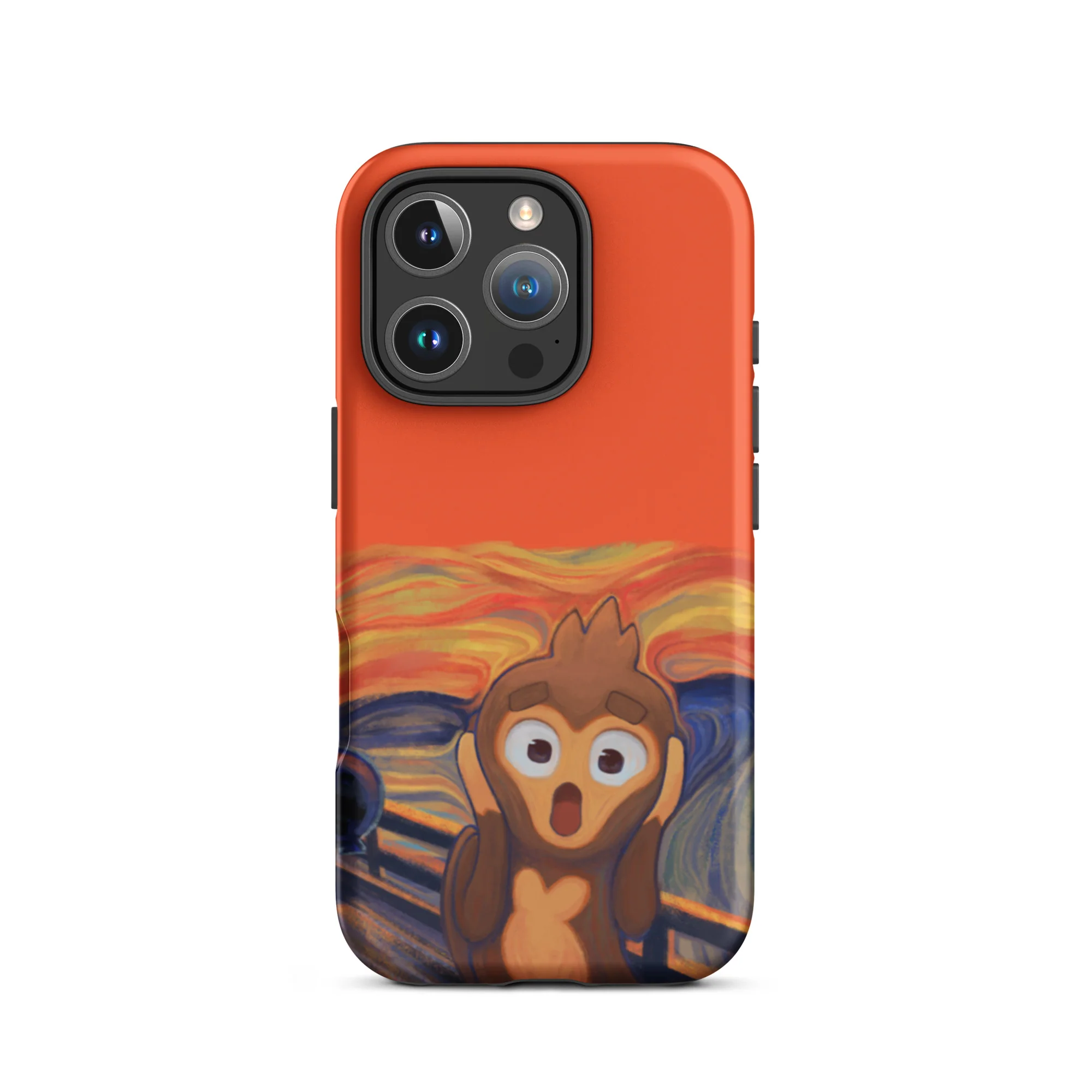 Screaming Monkey iPhone Case (Tough) - Image 45