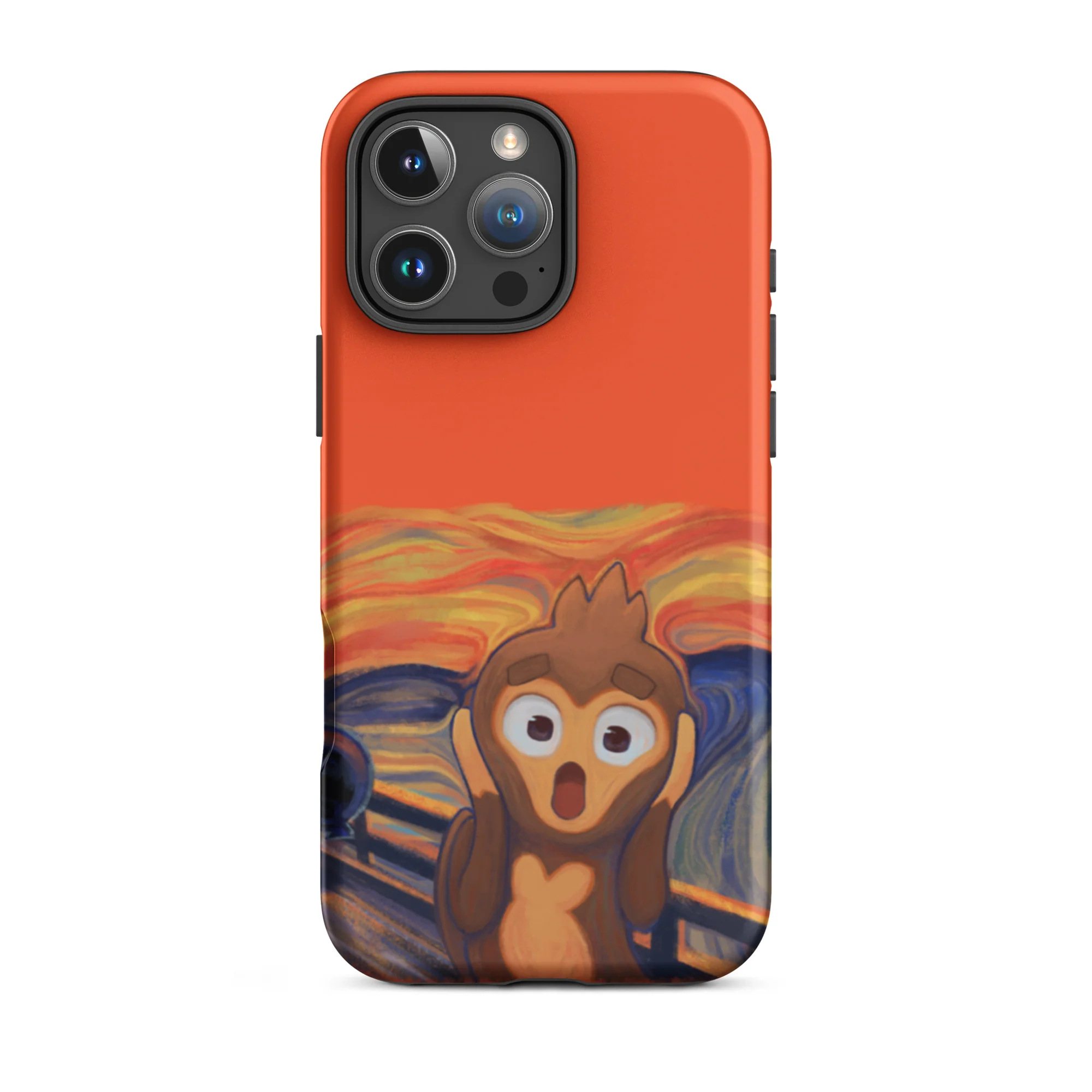 Screaming Monkey iPhone Case (Tough) - Image 46