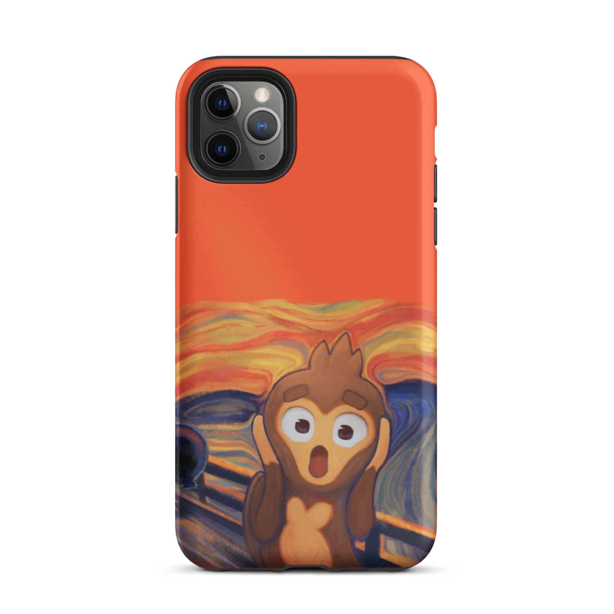 Screaming Monkey iPhone Case (Tough) - Image 6