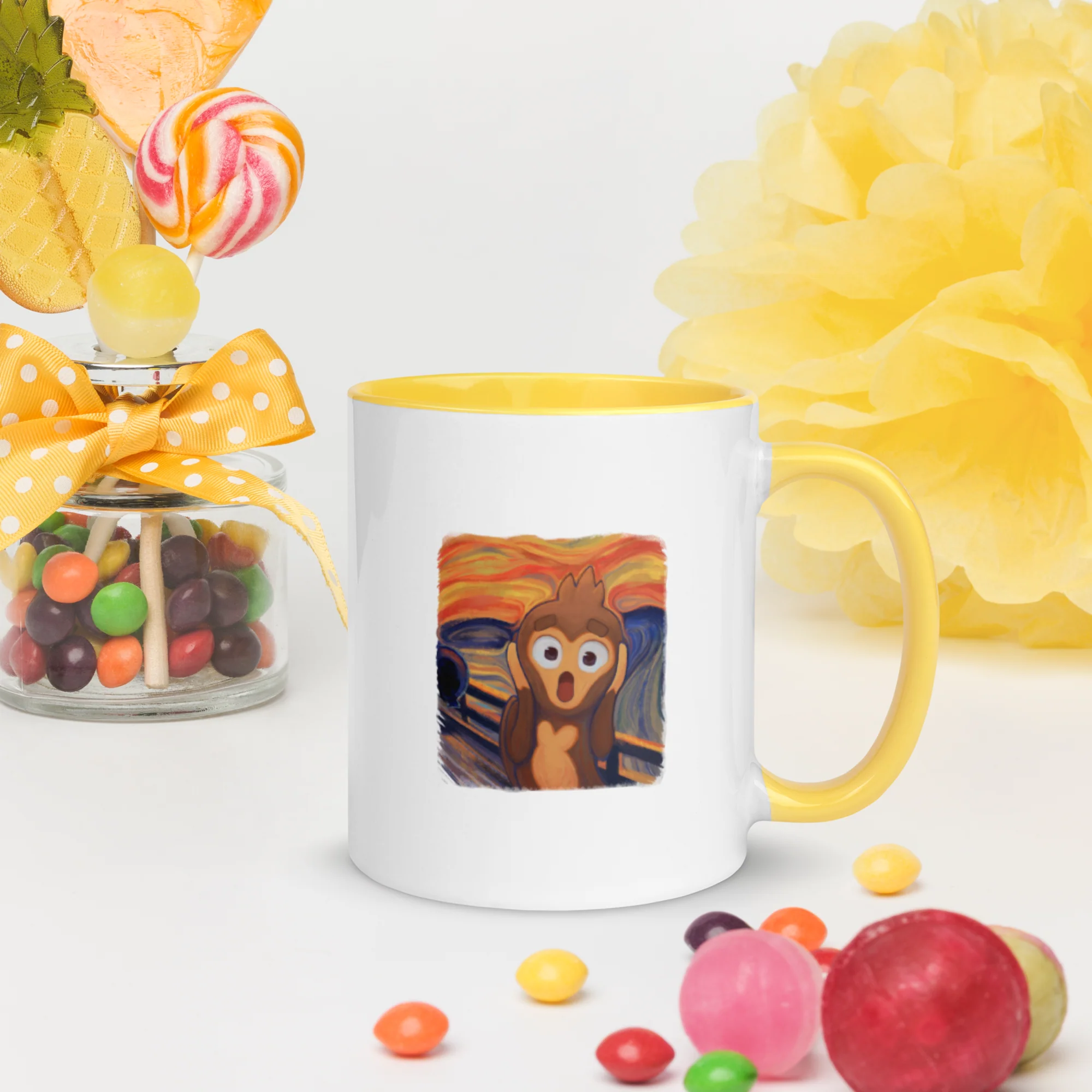 Screaming Monkey Mug - Image 139