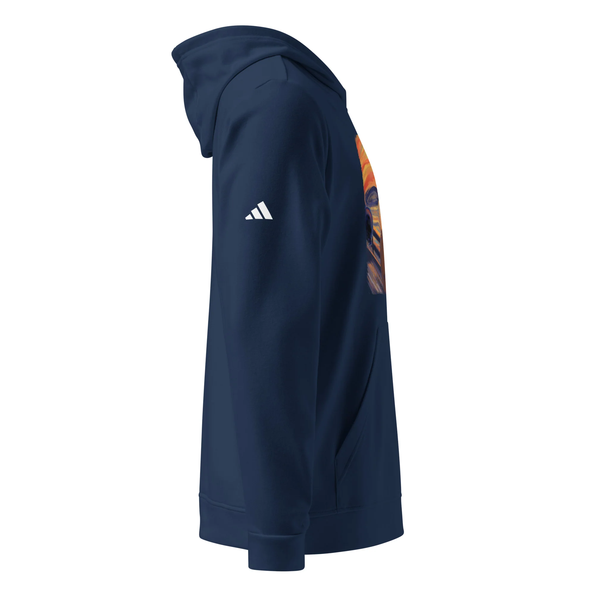 Screaming Monkey Premium Fleece Hoodie - Adidas (Unisex) - Image 10