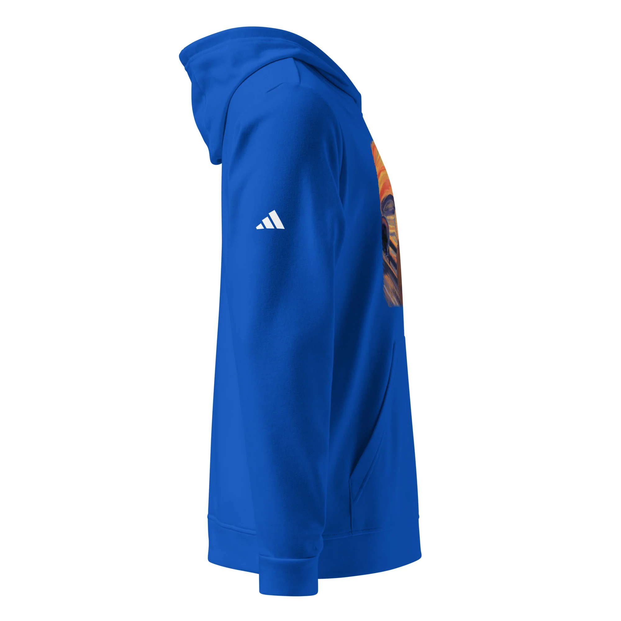 Screaming Monkey Premium Fleece Hoodie - Adidas (Unisex) - Image 13