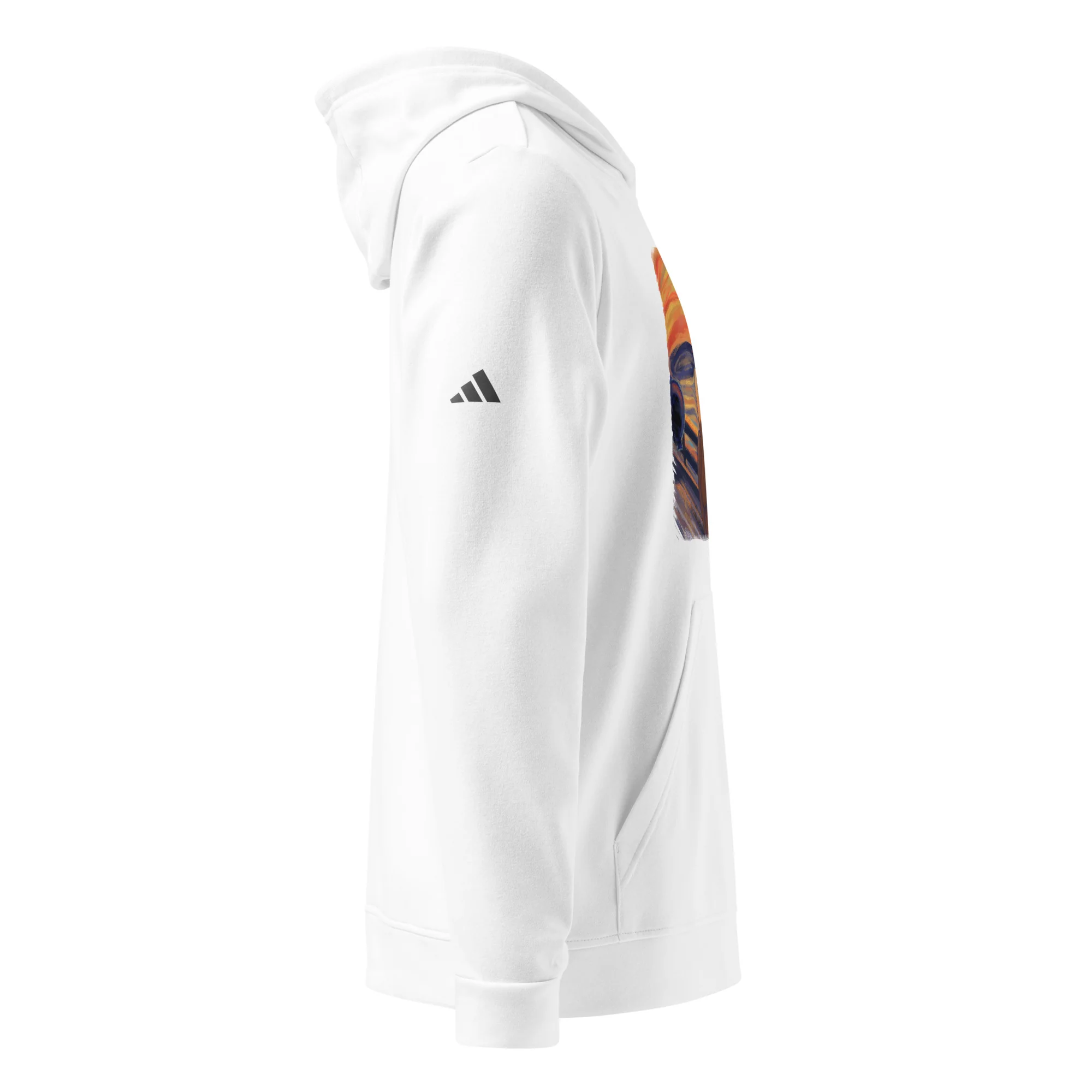 Screaming Monkey Premium Fleece Hoodie - Adidas (Unisex) - Image 21