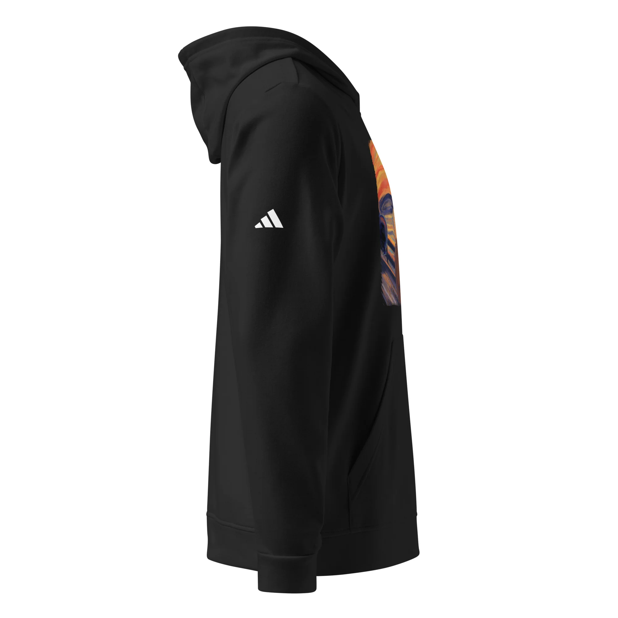 Screaming Monkey Premium Fleece Hoodie - Adidas (Unisex) - Image 7