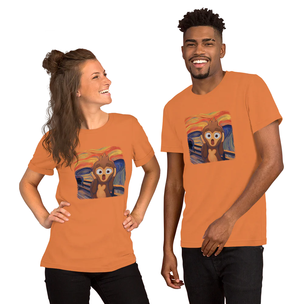 Screaming Monkey Shirt (Unisex) - Image 3