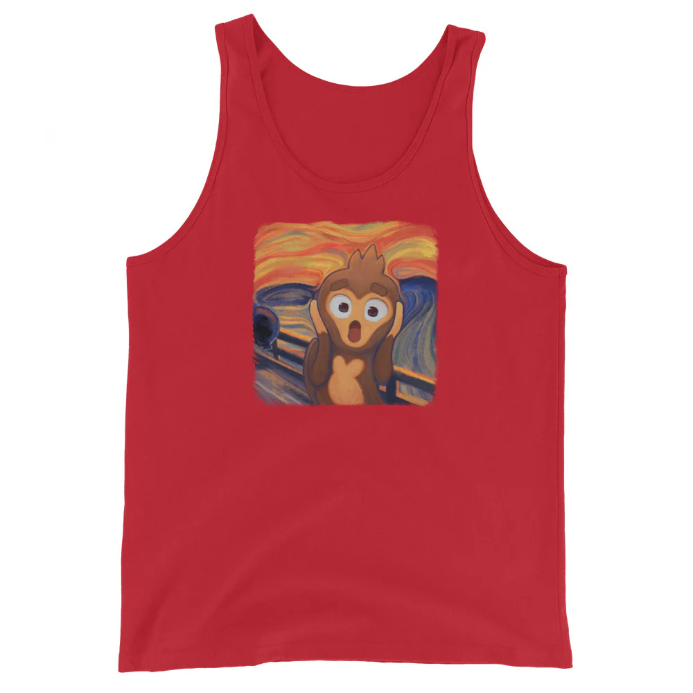 Screaming Monkey Tank Top (Unisex) - Image 3