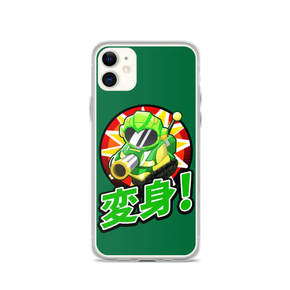 Sentai Churchill 変形 Transform! iPhone Case - Image 3