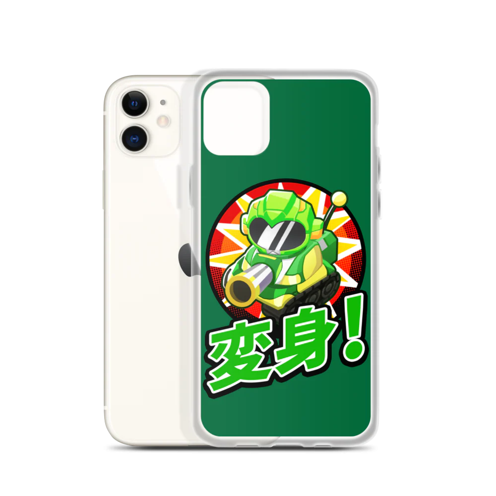 Sentai Churchill 変形 Transform! iPhone Case - Image 4