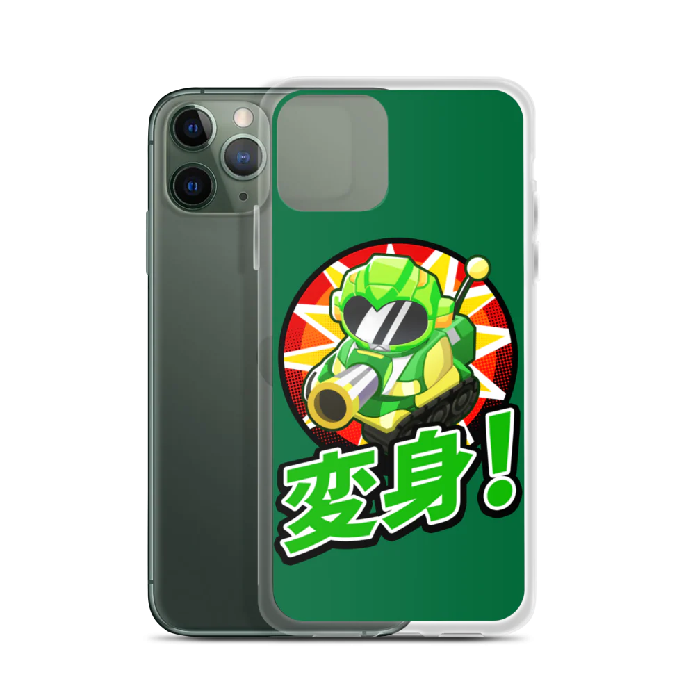 Sentai Churchill 変形 Transform! iPhone Case - Image 6