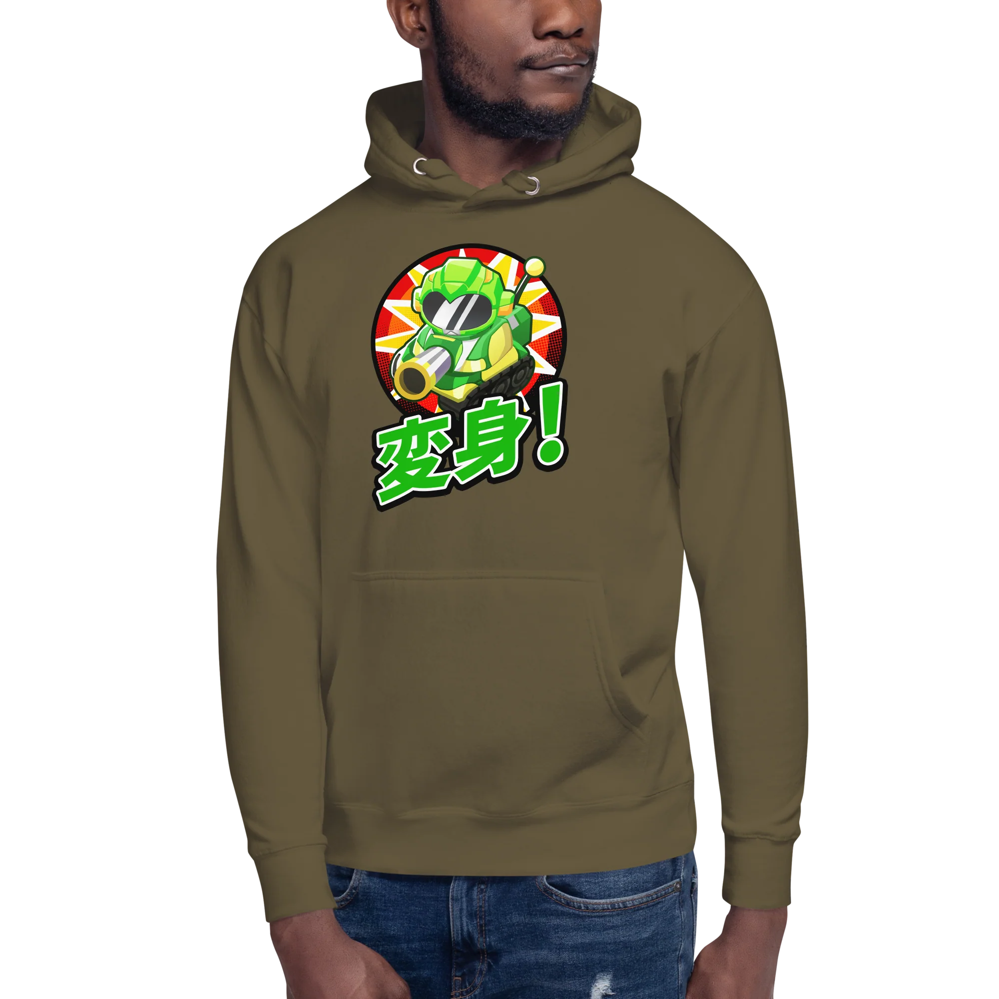 Sentai Churchill 変形 Transform! Hoodie (Unisex) - Image 4