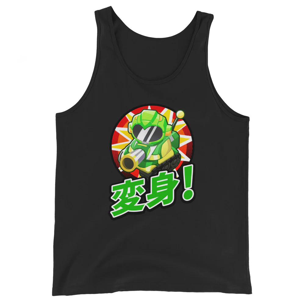 Sentai Churchill 変形 Transform! Tank Top (Unisex) - Image 3