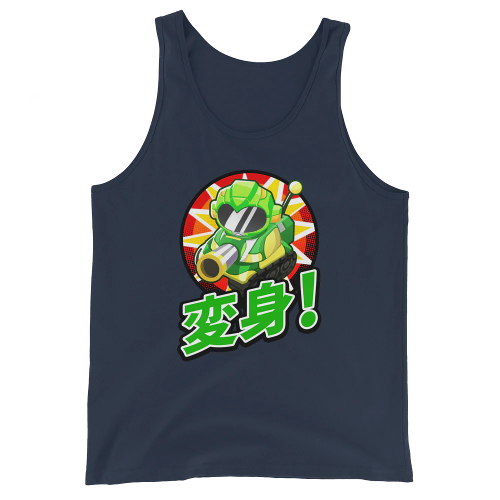 Sentai Churchill 変形 Transform! Tank Top (Unisex) - Image 4