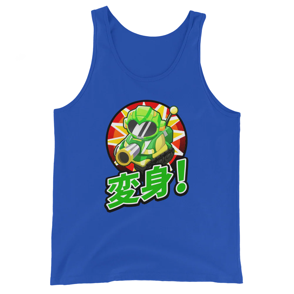 Sentai Churchill 変形 Transform! Tank Top (Unisex) - Image 5