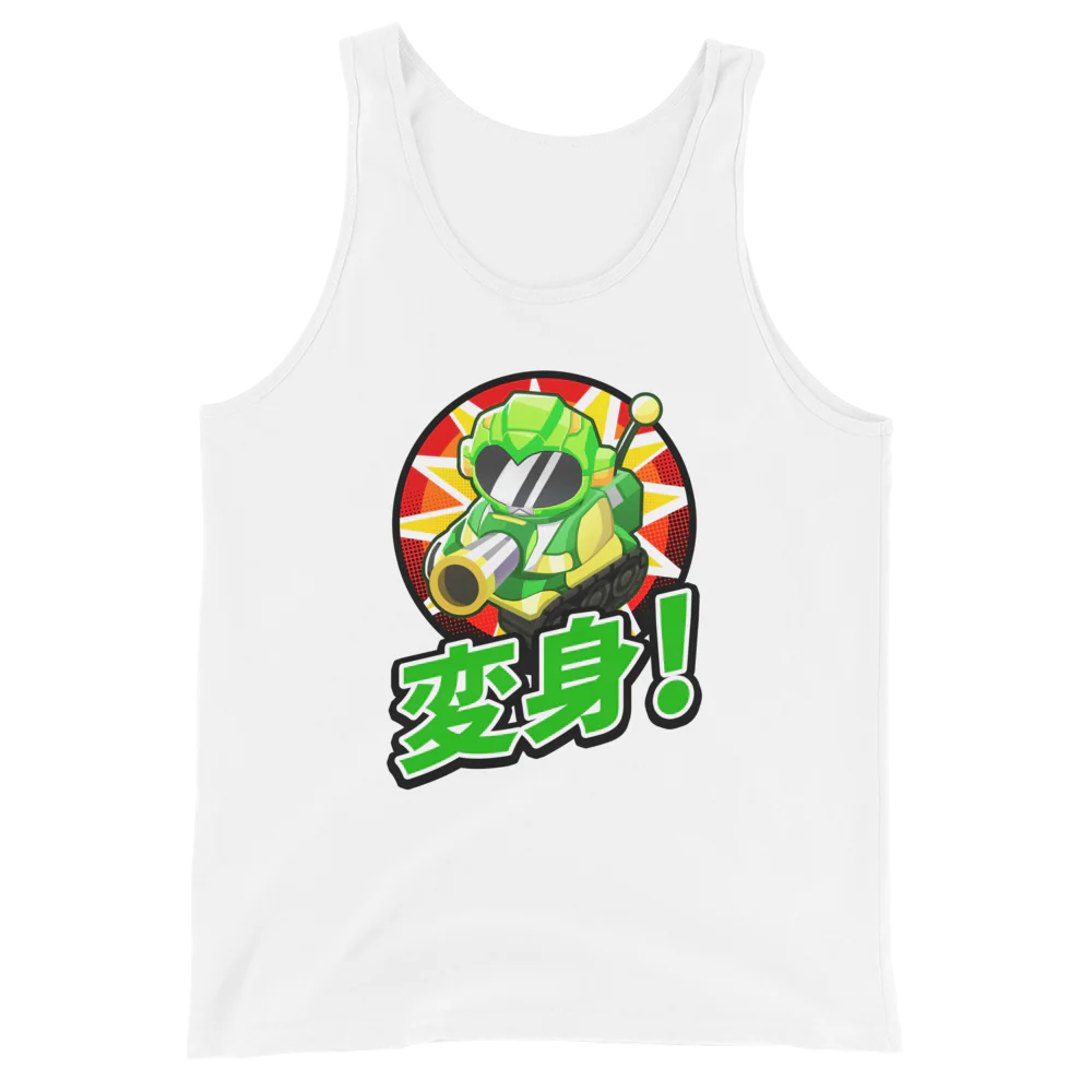 Sentai Churchill 変形 Transform! Tank Top (Unisex) - Image 7