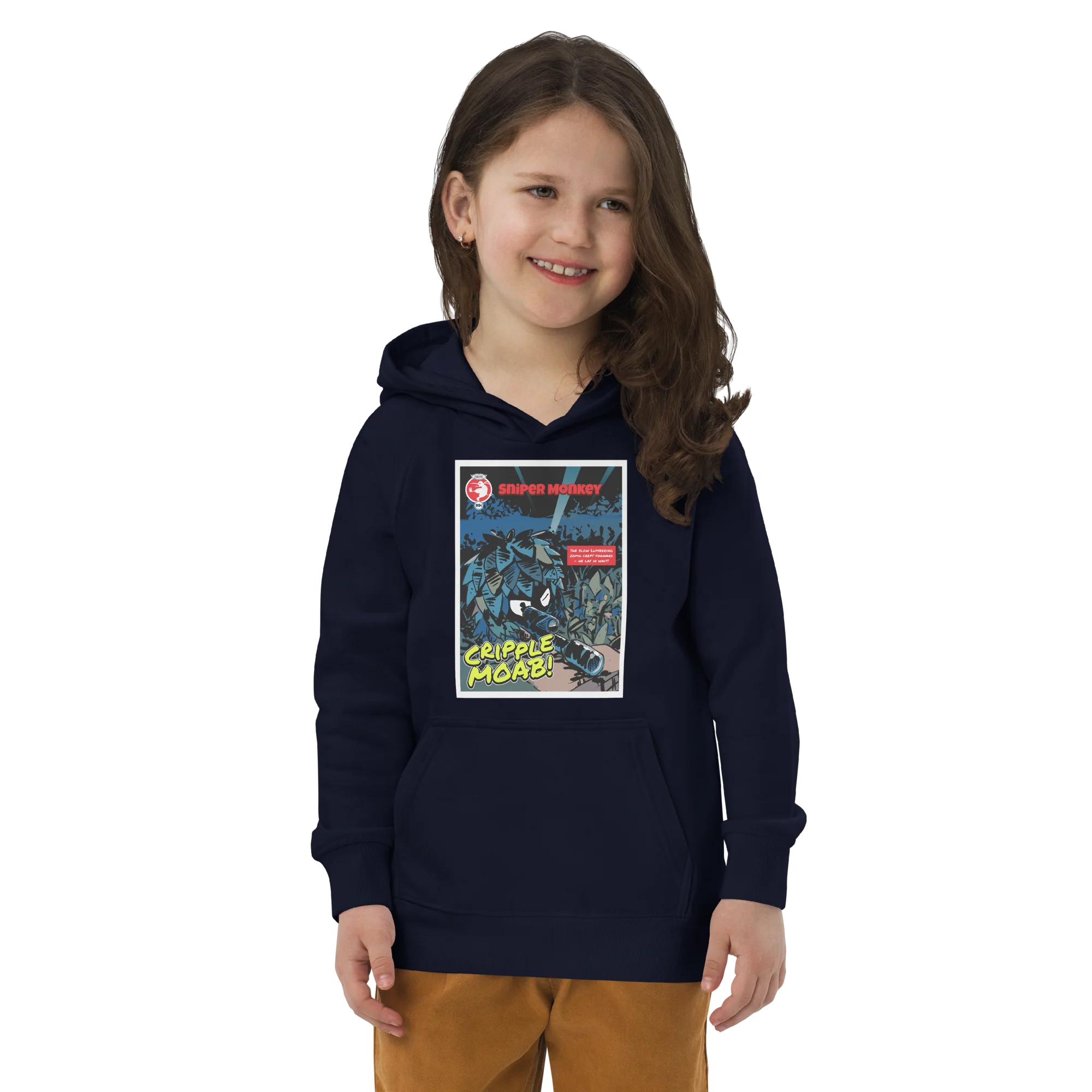 Sniper Monkey - Cripple MOAB Hoodie (Kids) - Image 3