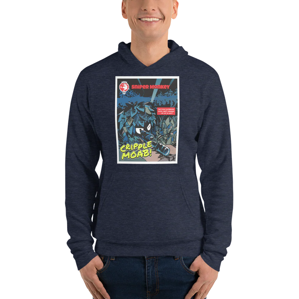 Sniper Monkey - Cripple MOAB Hoodie (Unisex) - Image 3