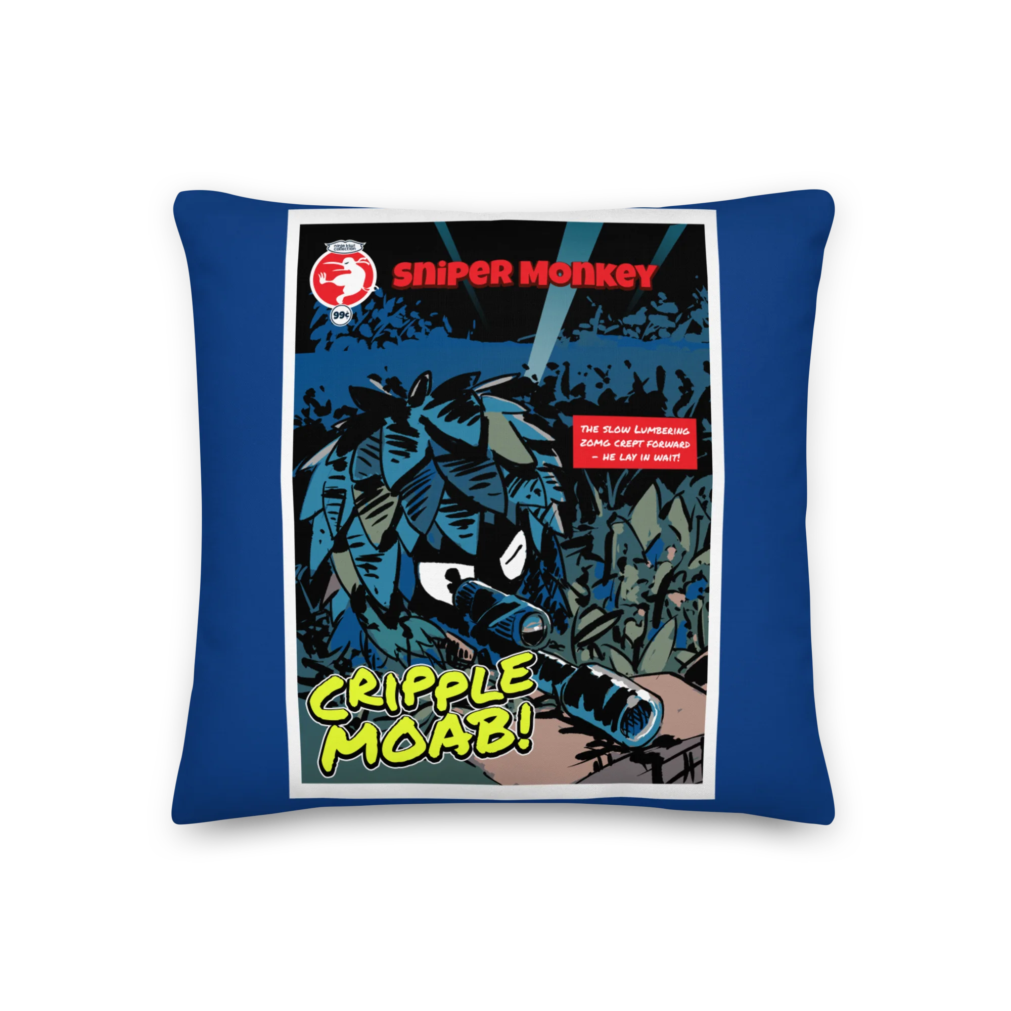 Sniper Monkey - Cripple MOAB Premium Pillow
