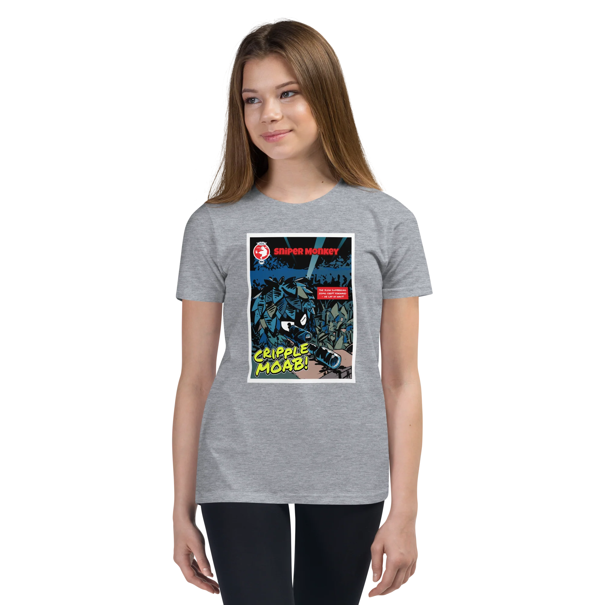 Sniper Monkey - Cripple MOAB Shirt (Youth) - Image 2