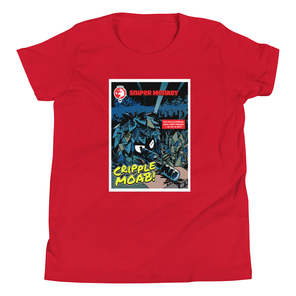 Sniper Monkey - Cripple MOAB Shirt (Youth) - Image 5