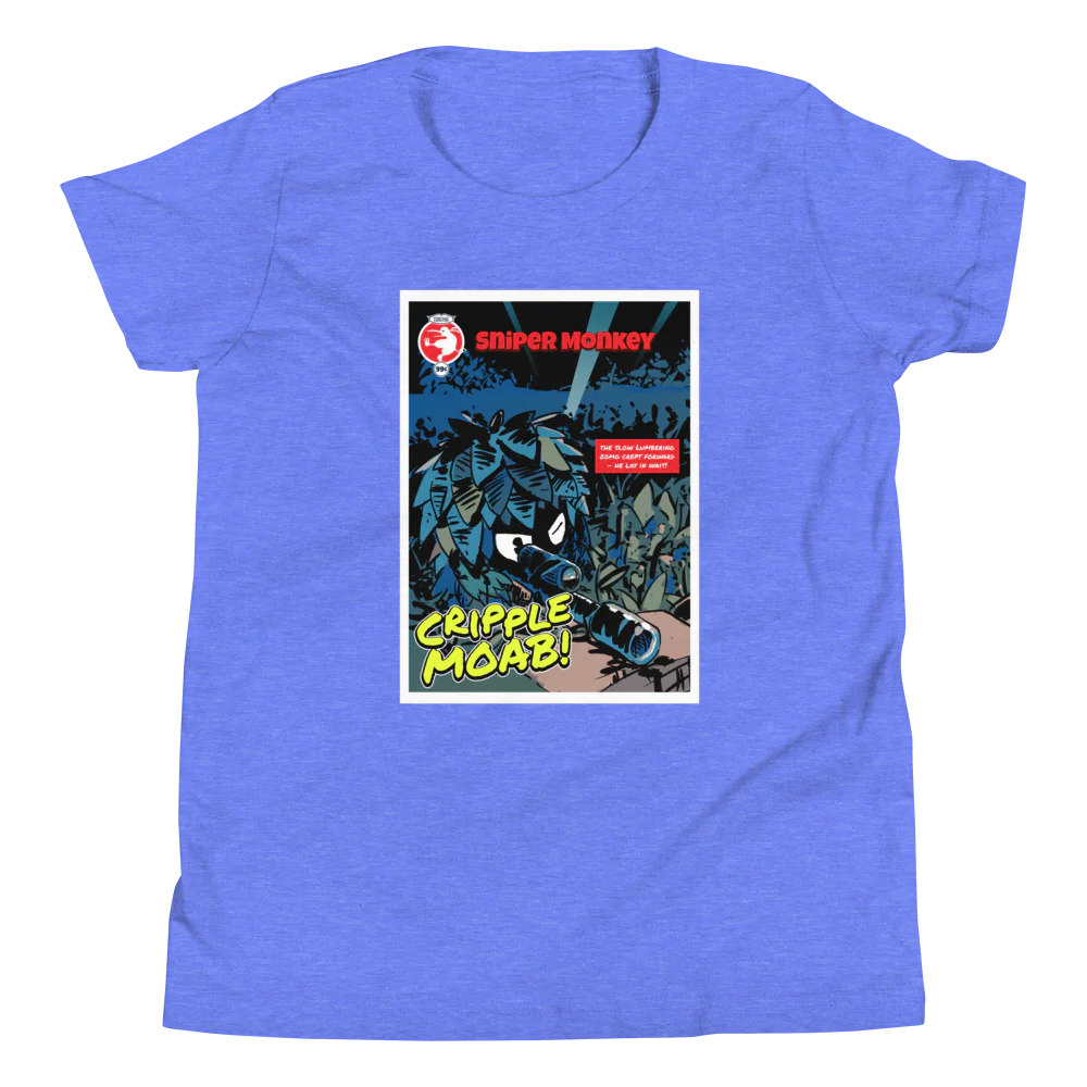 Sniper Monkey - Cripple MOAB Shirt (Youth) - Image 7
