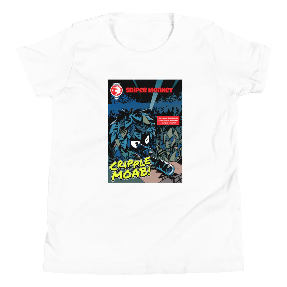 Sniper Monkey - Cripple MOAB Shirt (Youth) - Image 8