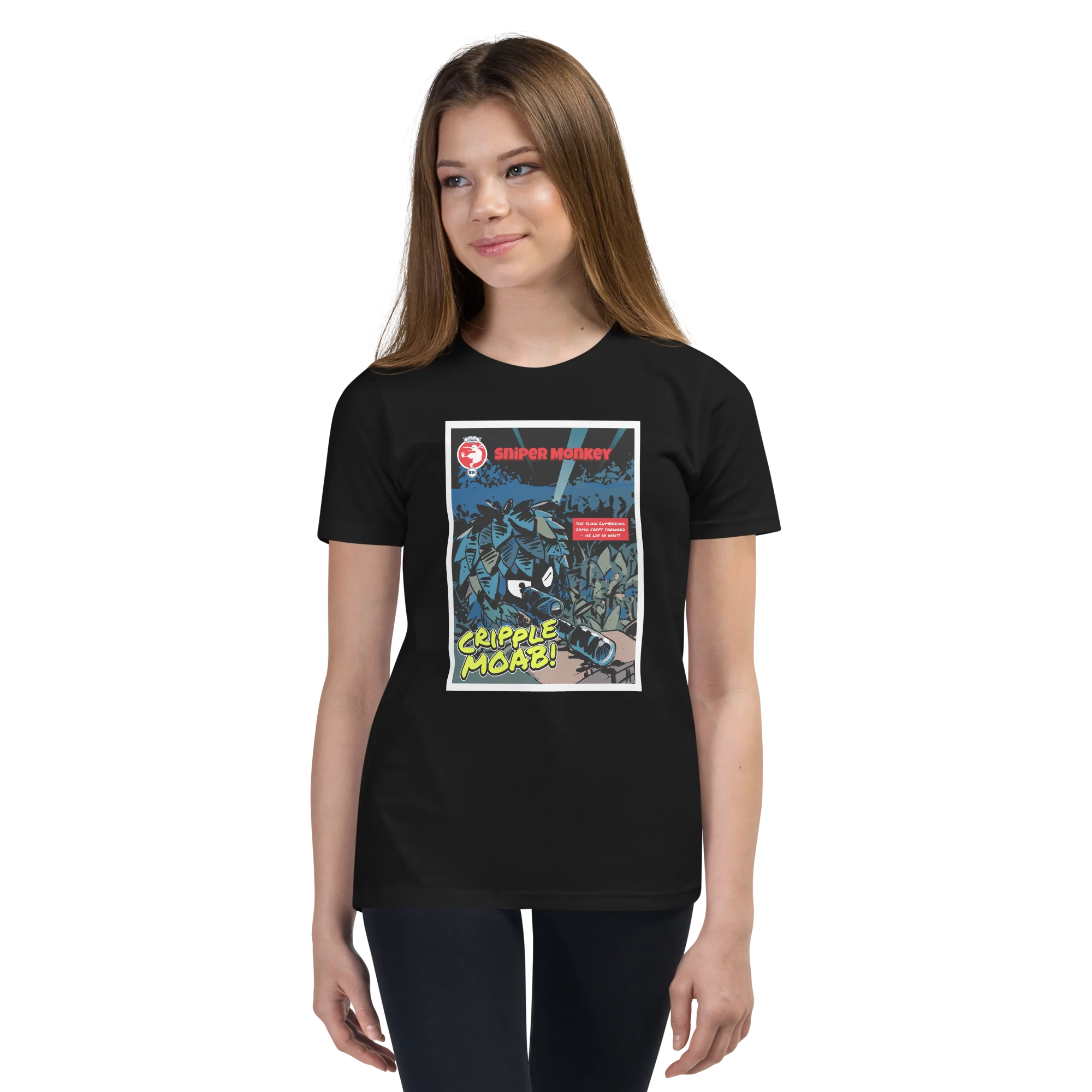 Sniper Monkey - Cripple MOAB Shirt (Youth) - Image 2