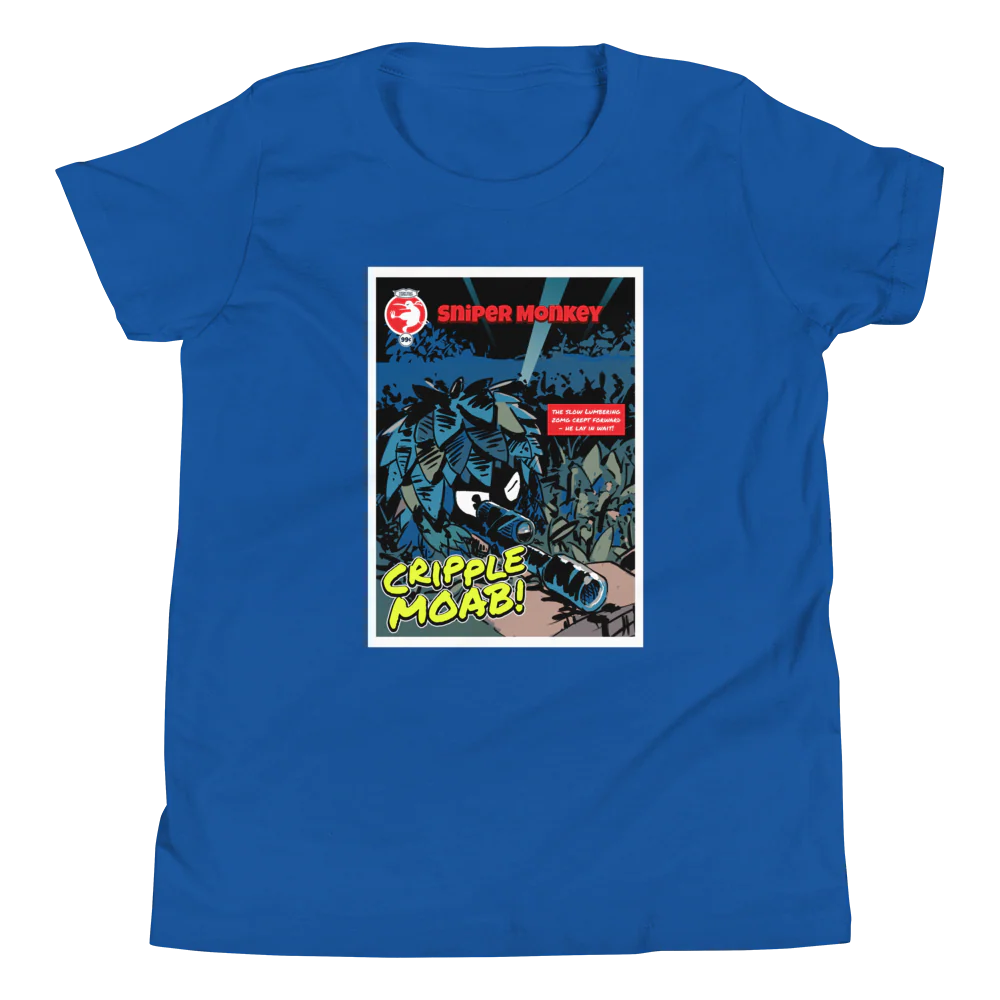 Sniper Monkey - Cripple MOAB Shirt (Youth) - Image 5