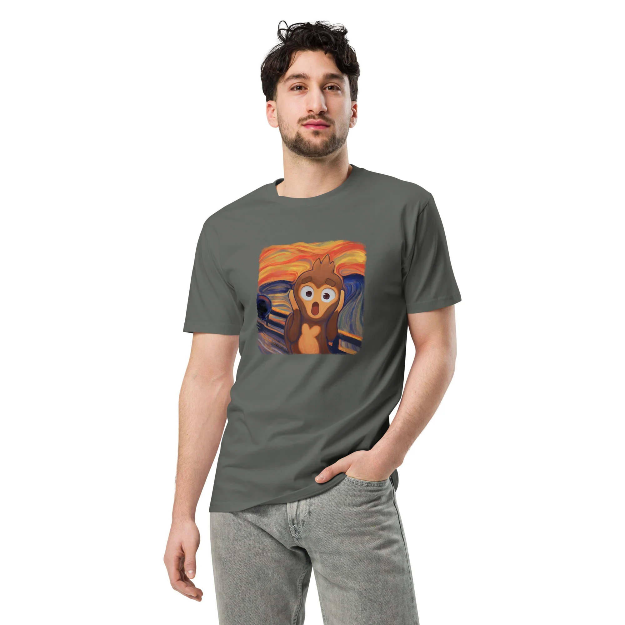 The Screaming Monkey Premium Shirt (Unisex) - Image 3
