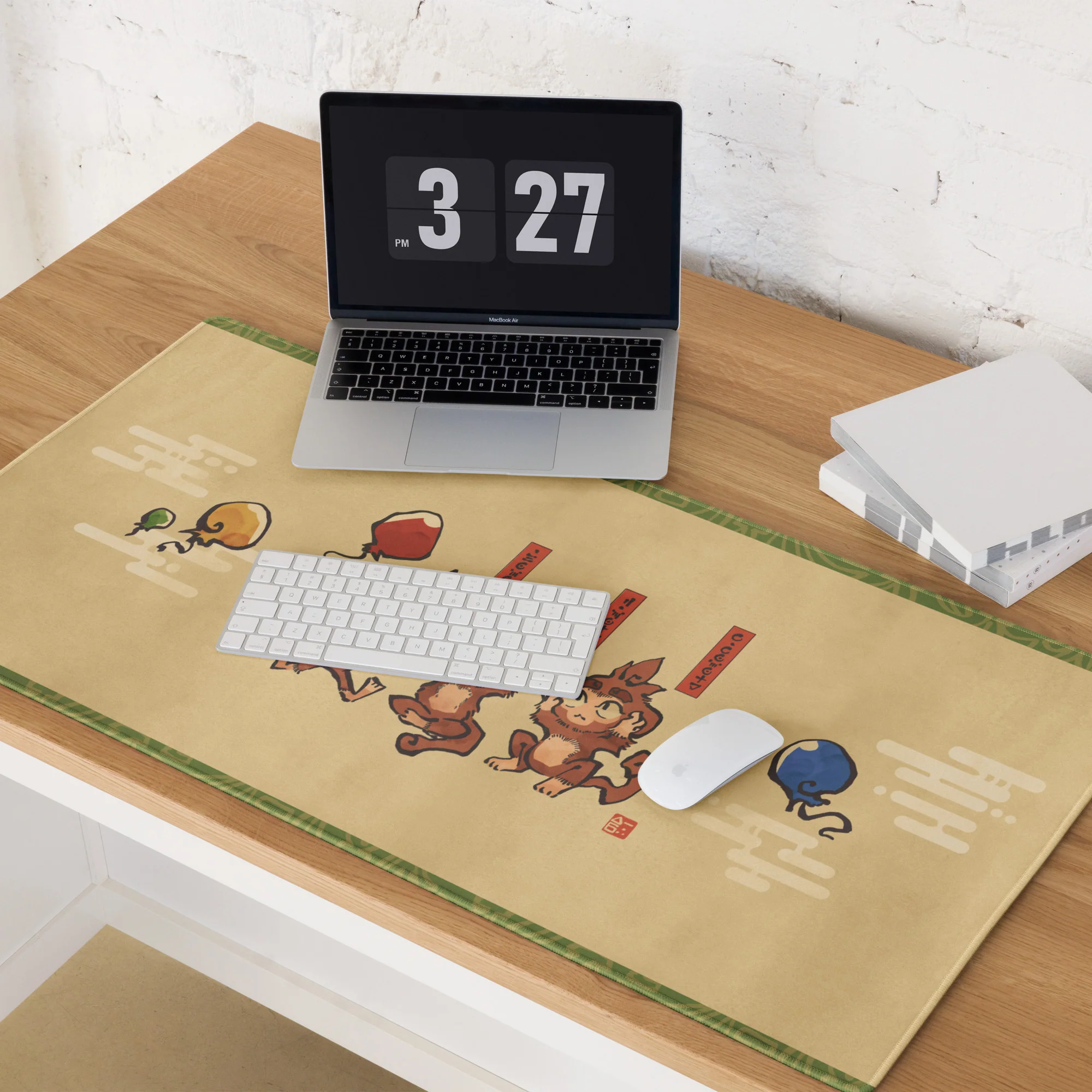 Three Wise Monkeys Desk Mat V.2 (90cm x 45cm) - Image 4