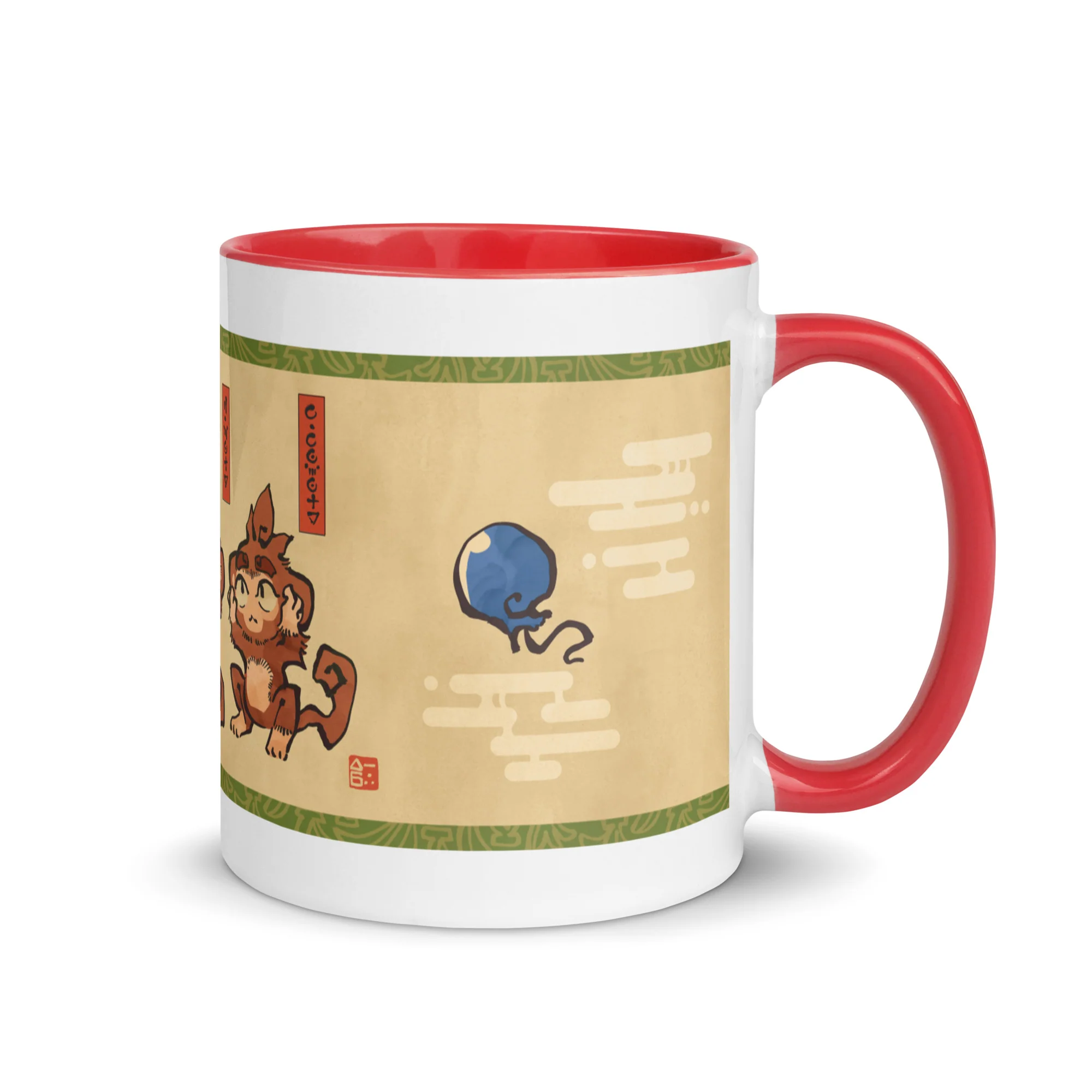 Three Wise Monkeys | Mug with Color Inside - Image 11