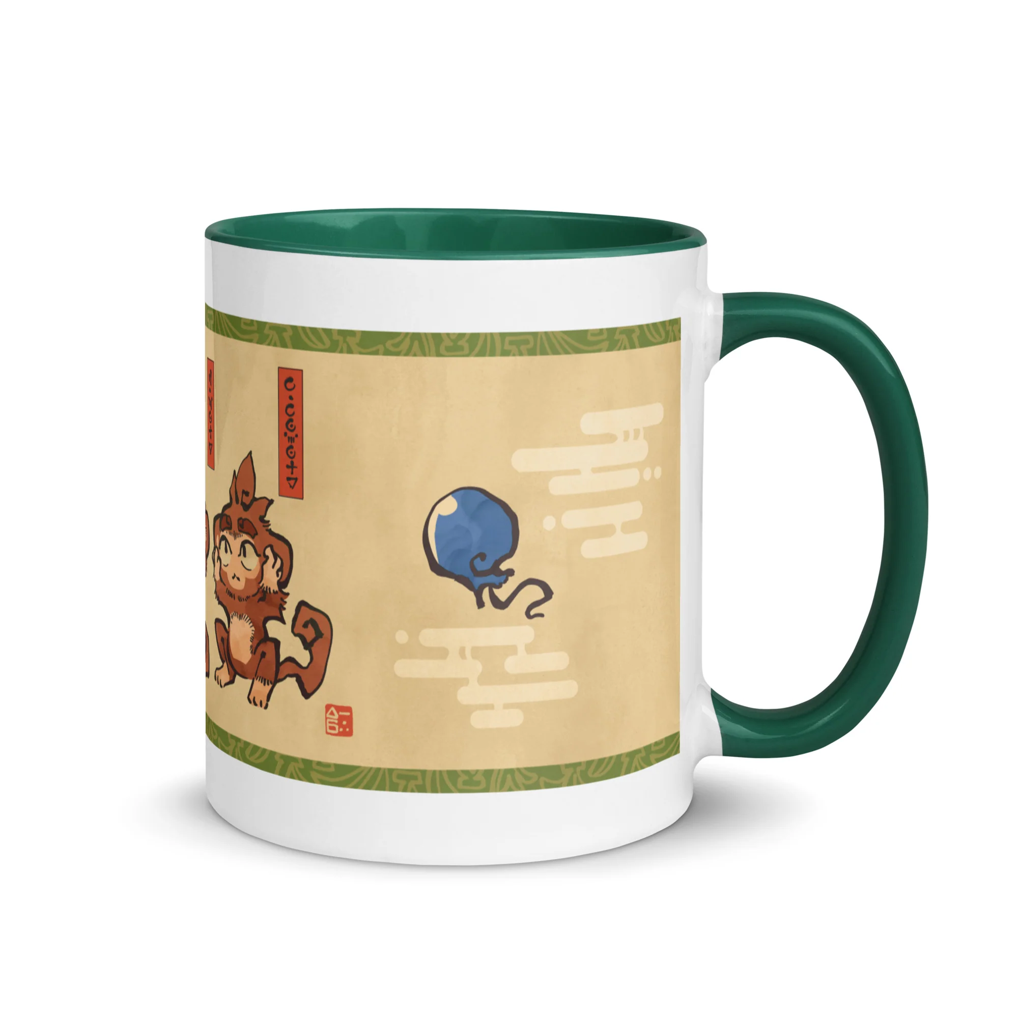 Three Wise Monkeys | Mug with Color Inside - Image 14