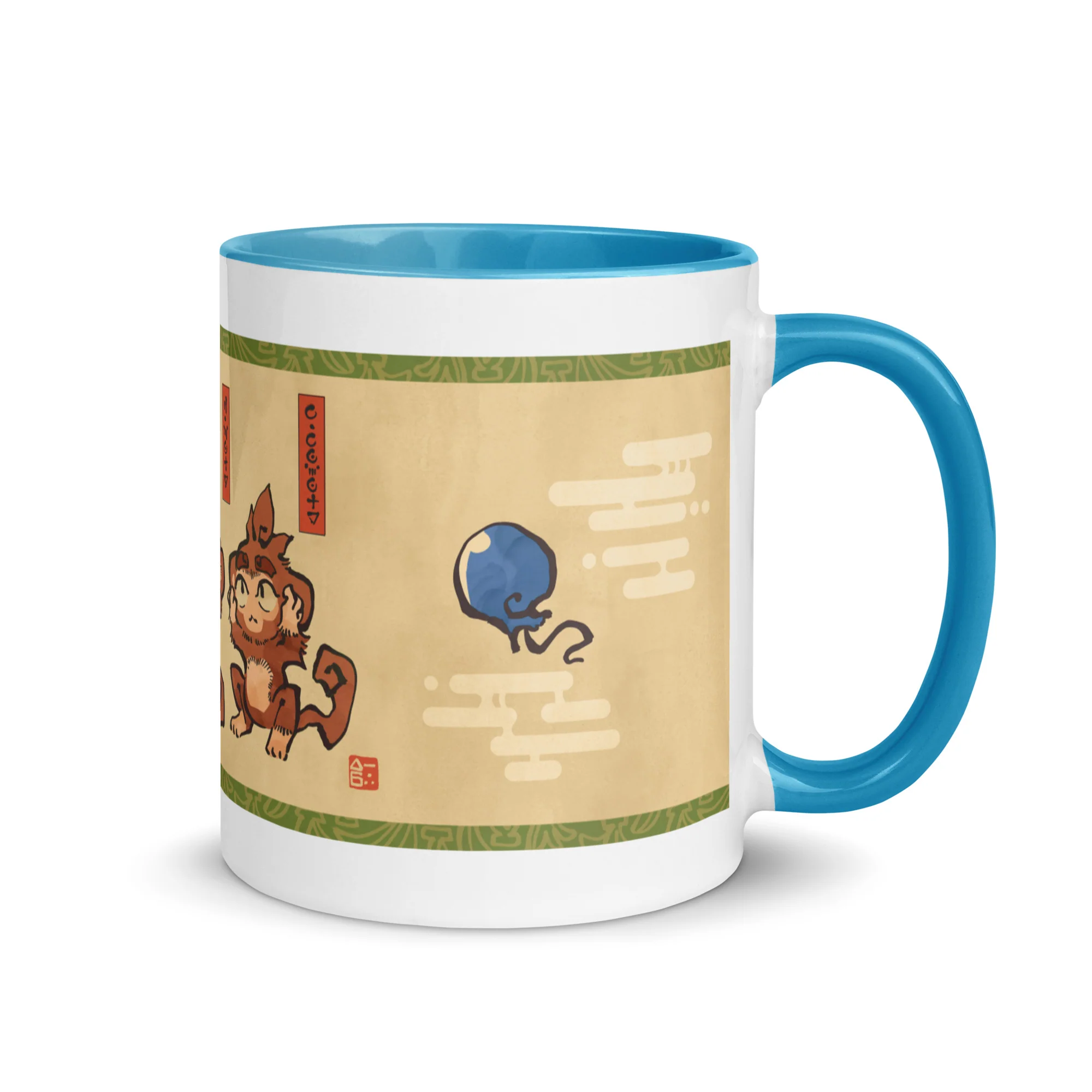 Three Wise Monkeys | Mug with Color Inside - Image 19