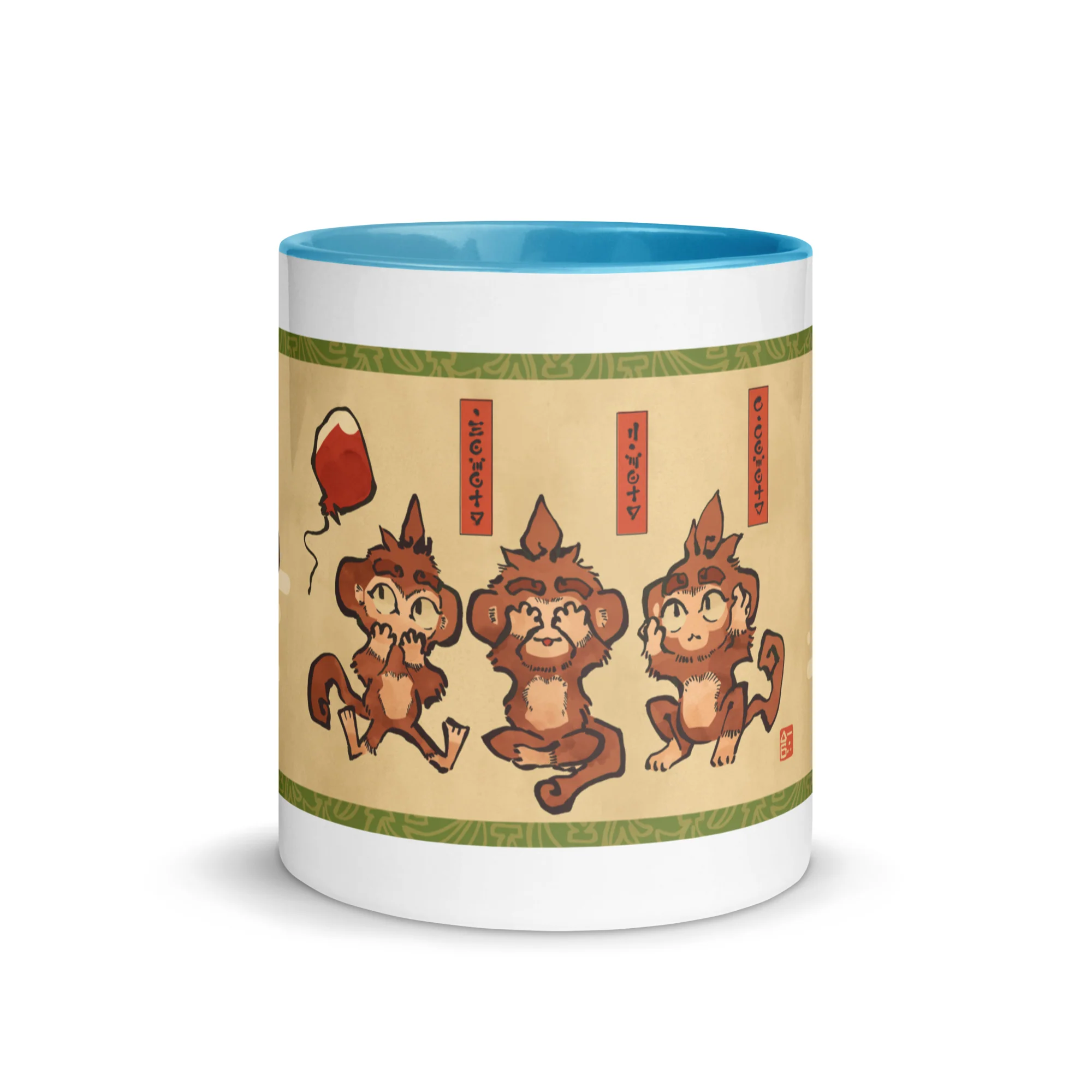 Three Wise Monkeys | Mug with Color Inside - Image 20