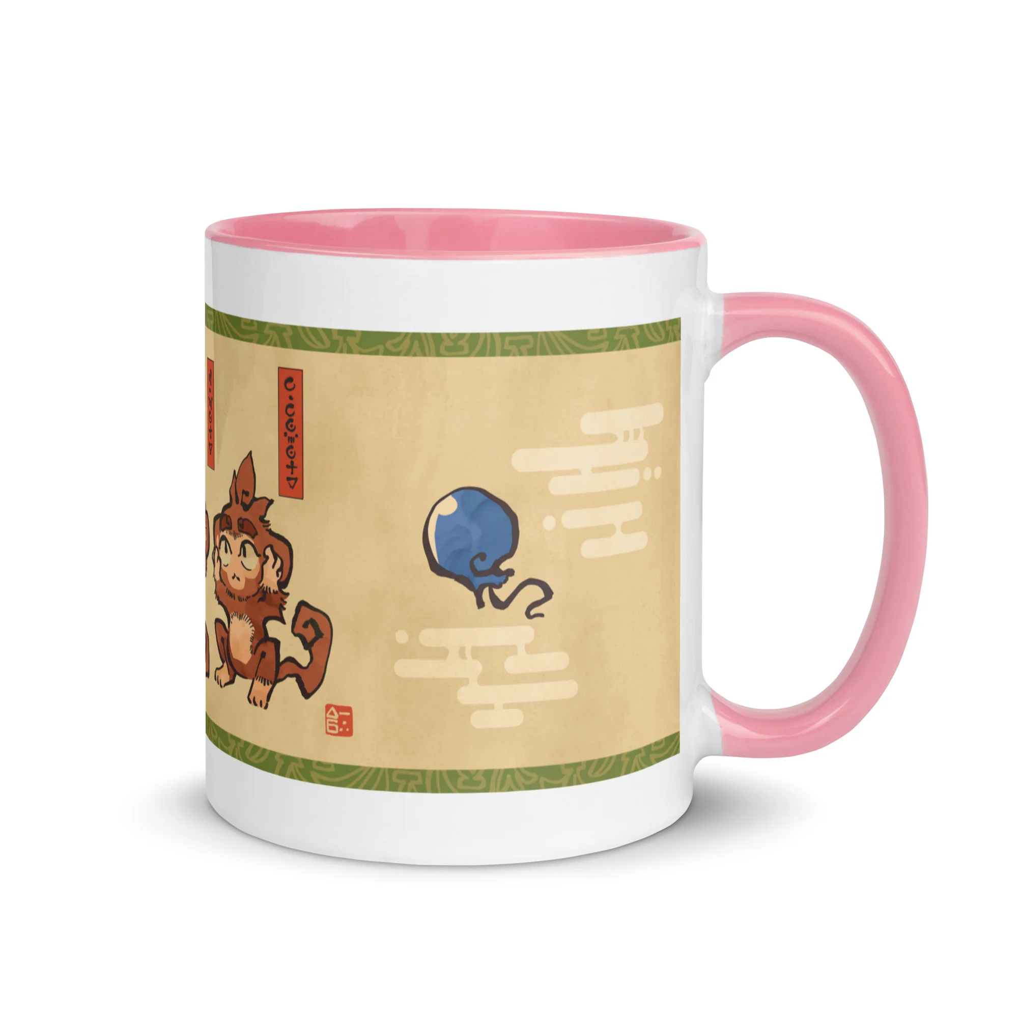 Three Wise Monkeys | Mug with Color Inside - Image 22