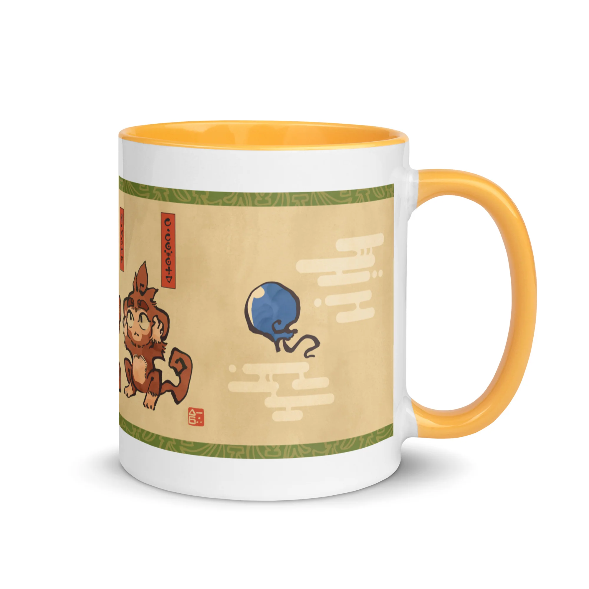 Three Wise Monkeys | Mug with Color Inside - Image 25