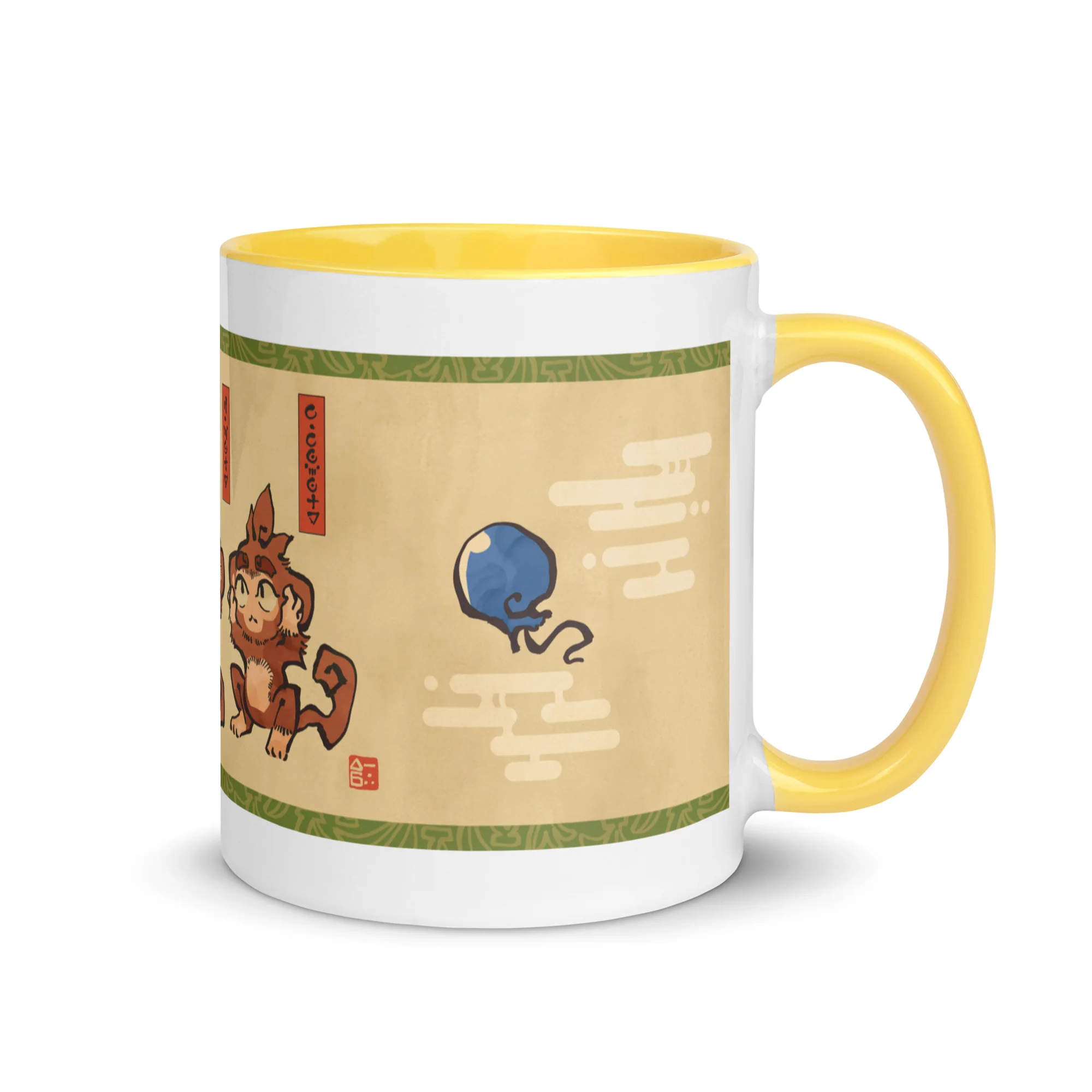 Three Wise Monkeys | Mug with Color Inside - Image 31
