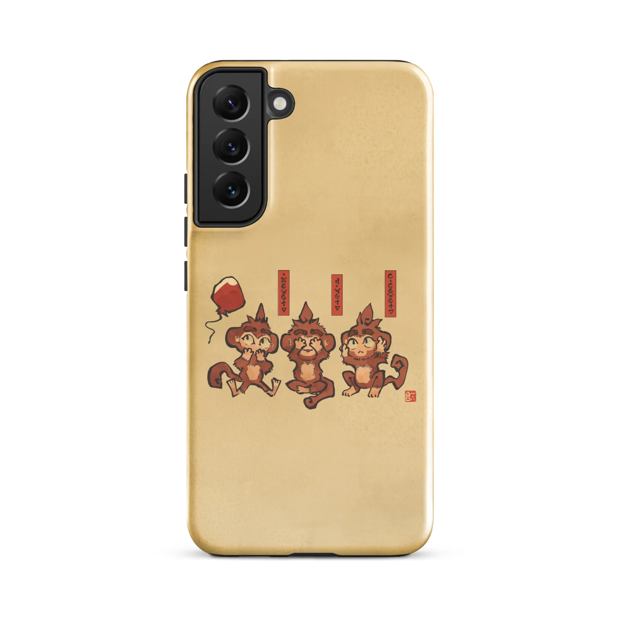 Three Wise Monkeys Samsung® Case (Tough) - Image 15