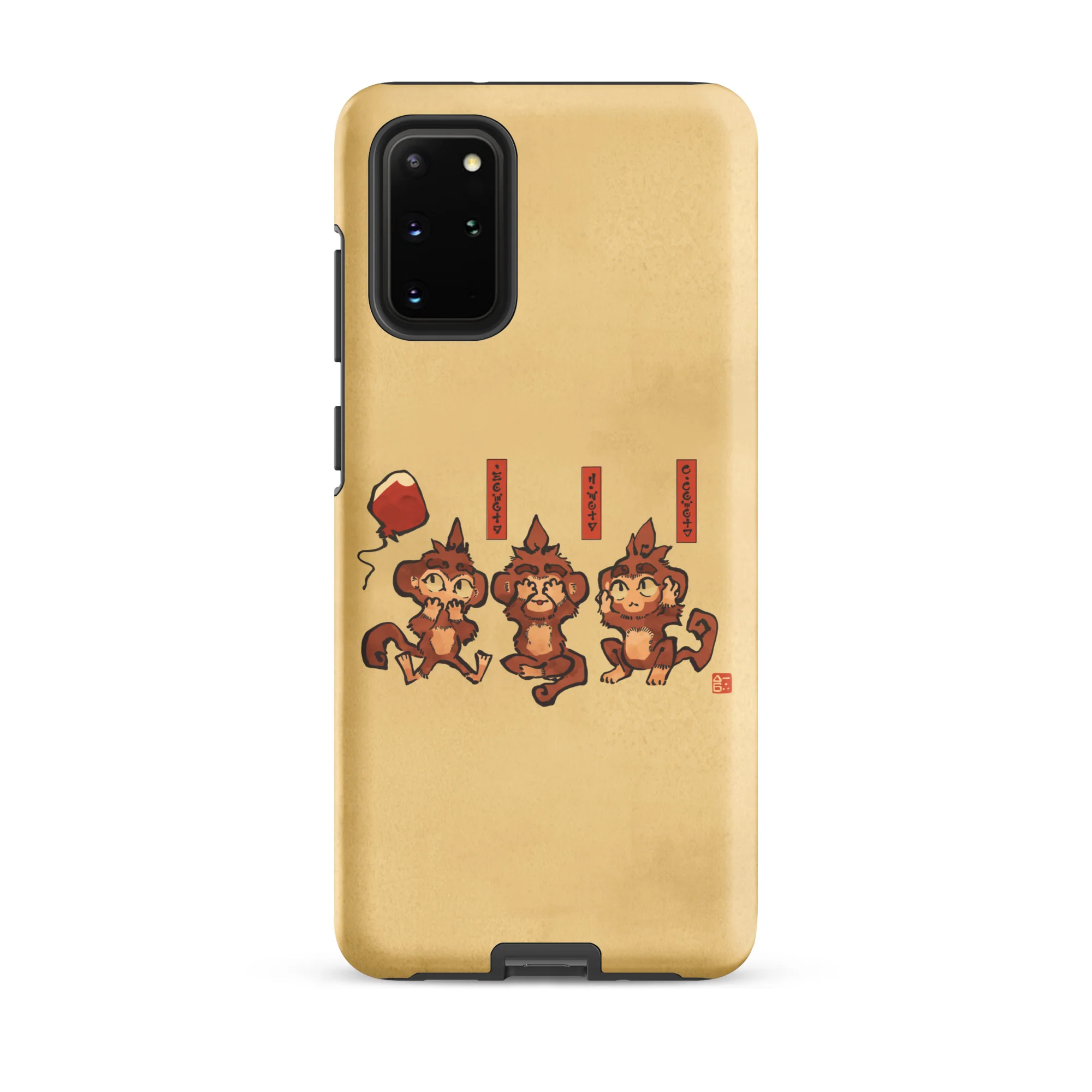 Three Wise Monkeys Samsung® Case (Tough) - Image 26