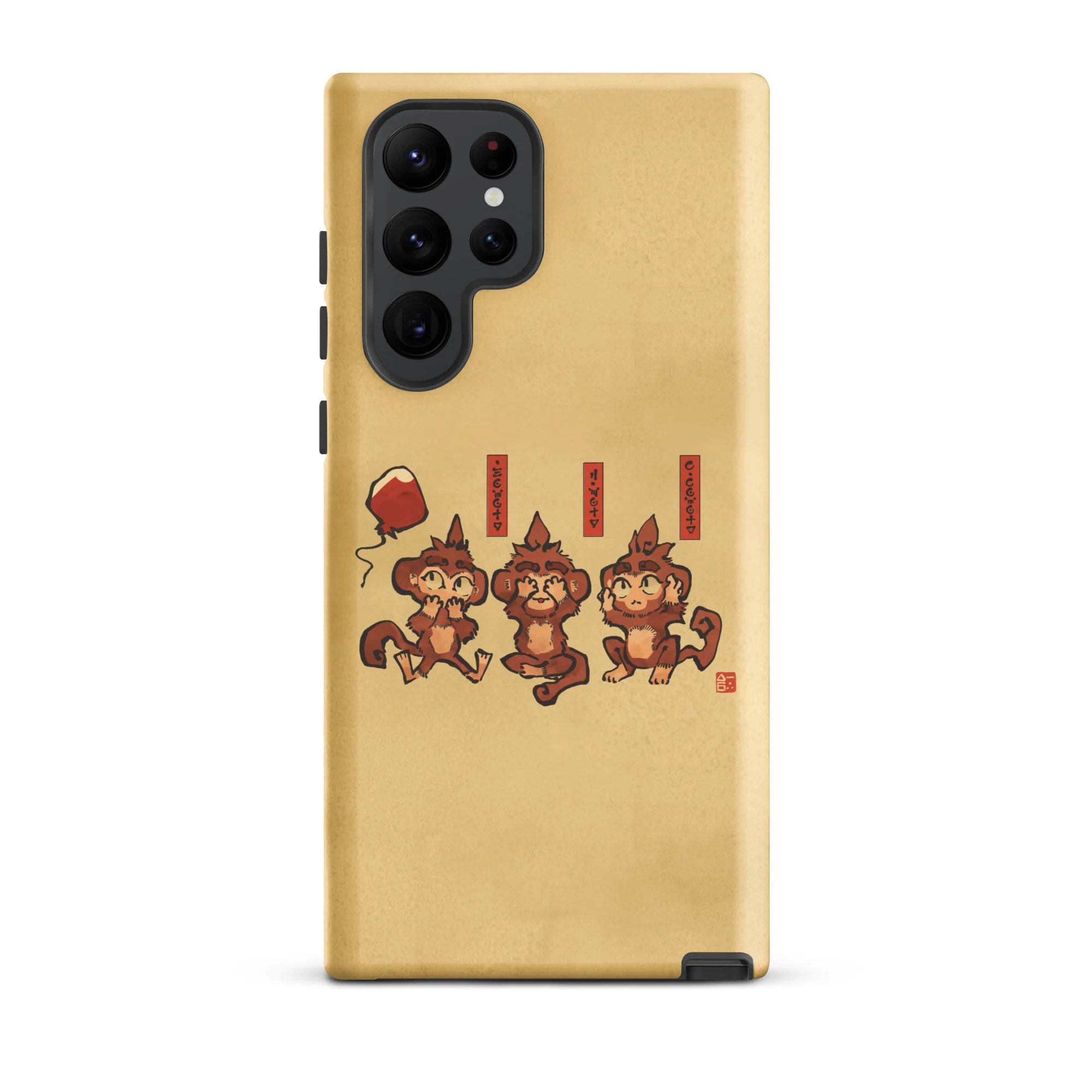 Three Wise Monkeys Samsung® Case (Tough) - Image 34