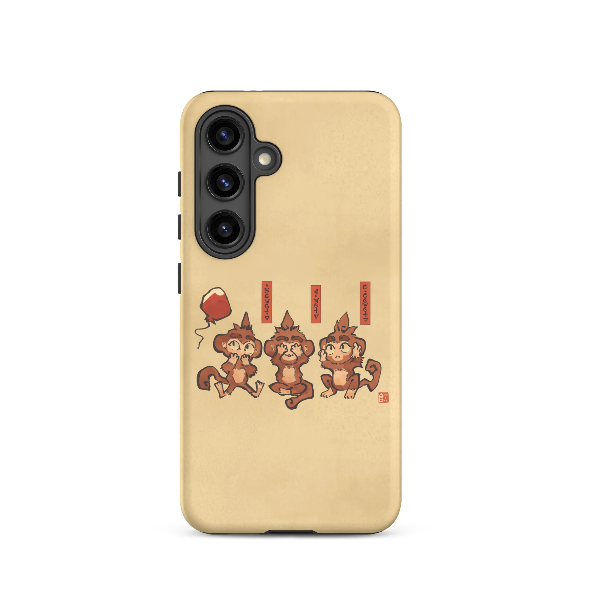Three Wise Monkeys Samsung® Case (Tough) - Image 38